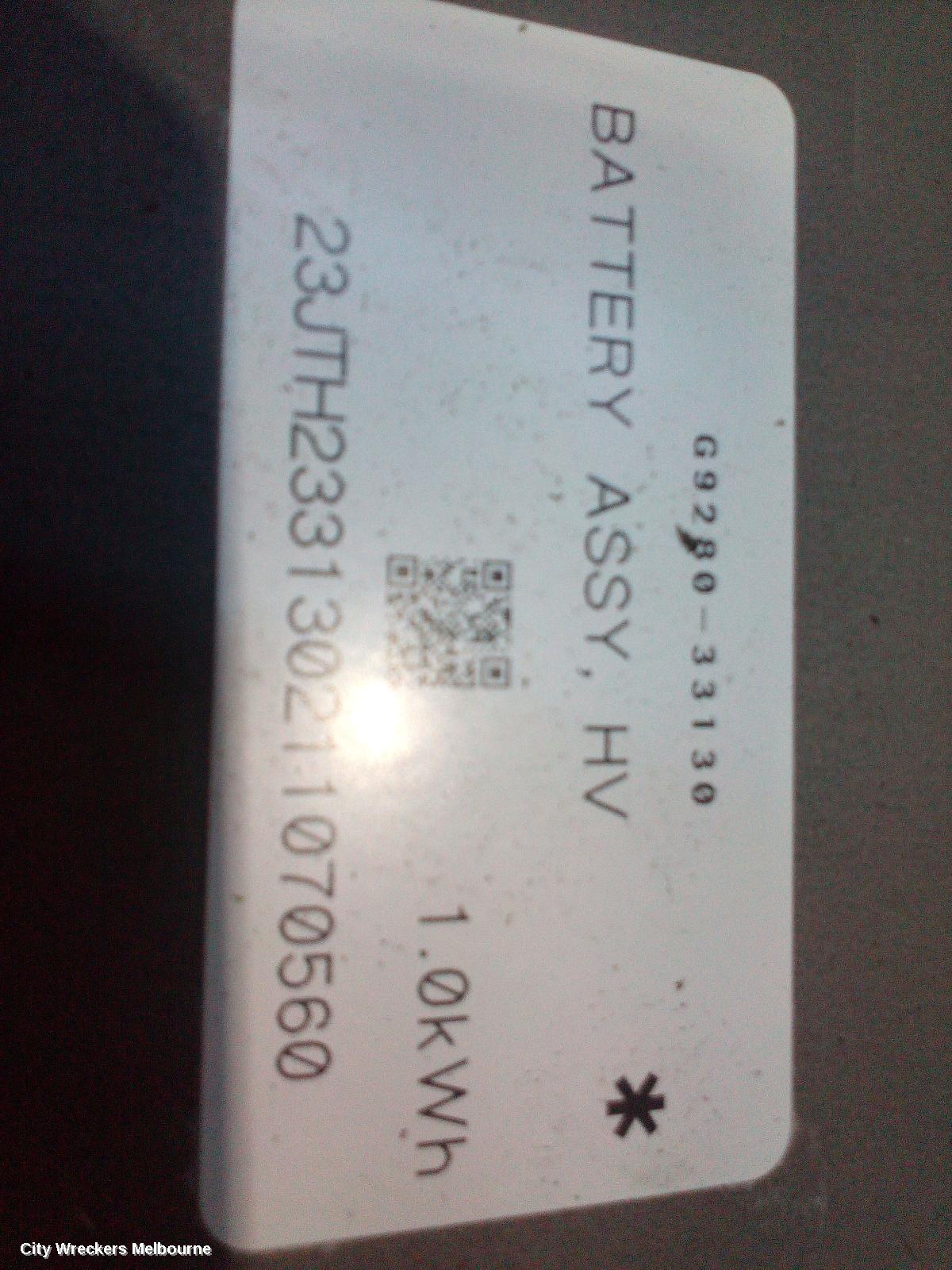 TOYOTA CAMRY BATTERY, 12V VOLT BATTERY (LOCATED IN FRONT), XV70, 09/2017 ONWARDS