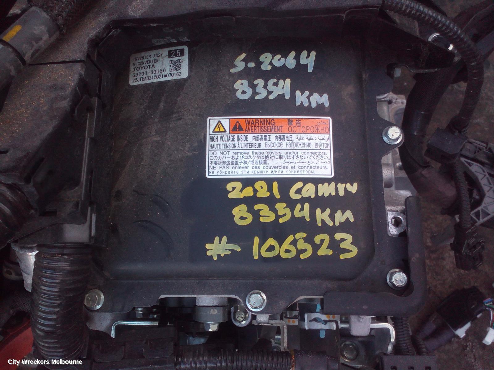 TOYOTA CAMRY INVERTER, HYBRID INVERTER, AXVH71, 09/2017 ONWARDS