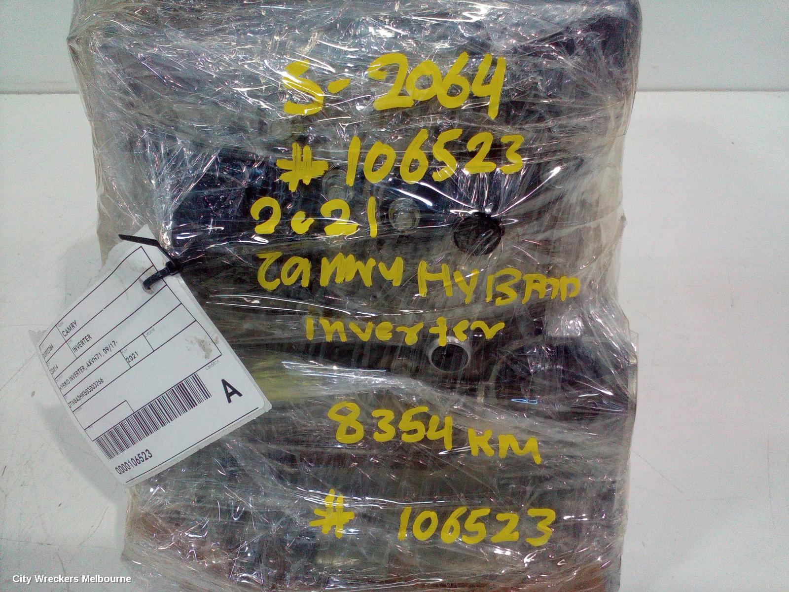 TOYOTA CAMRY INVERTER, HYBRID INVERTER, AXVH71, 09/2017 ONWARDS