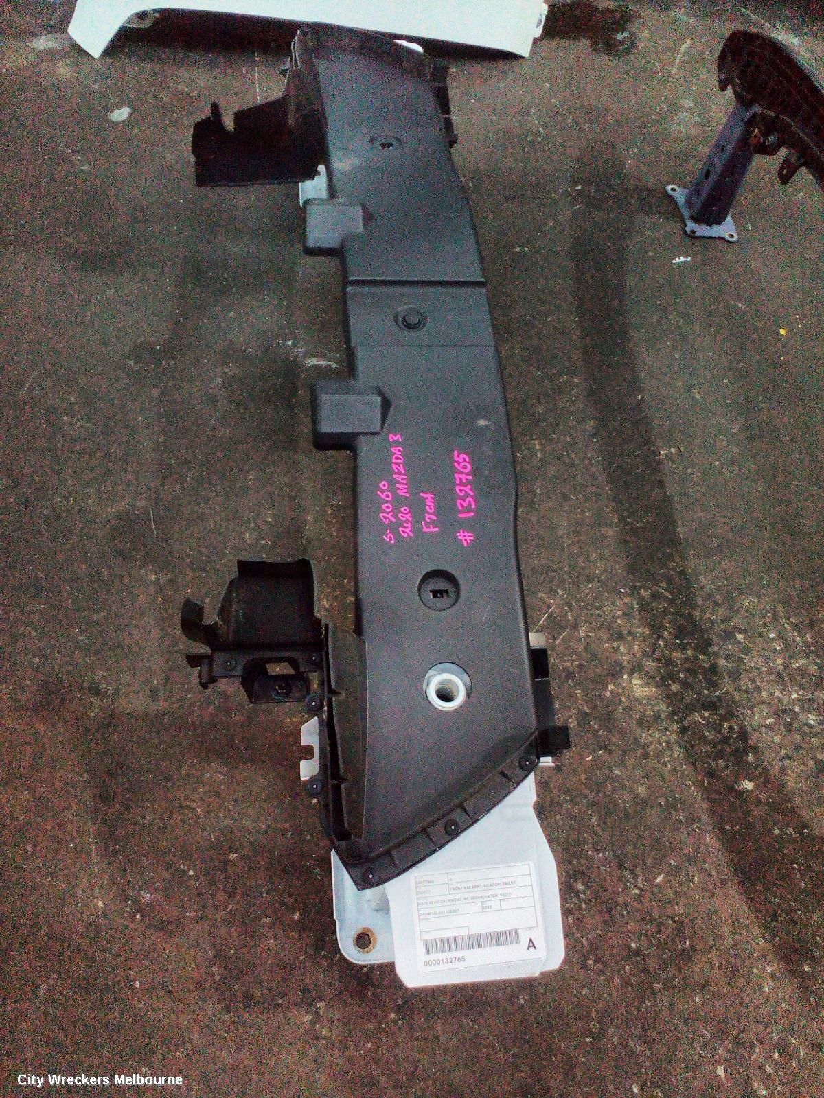 MAZDA 3 F/BAR REINFORC/BRACK, MAIN REINFORCEMENT, BP, SEDAN/HATCH, 03/2019 ONWARDS