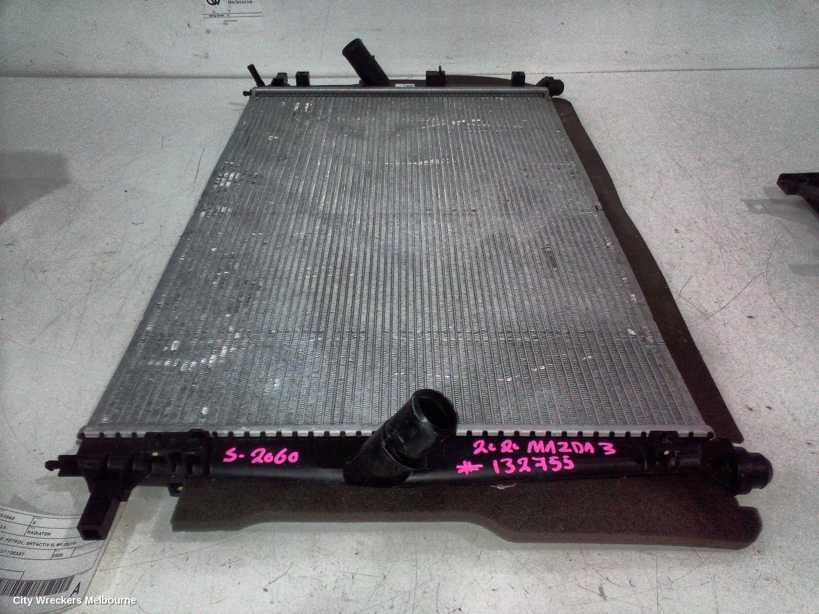 MAZDA 3 RADIATOR, AUTO, 2.5, PETROL, SKYACTIV G, BP, 03/2019 ONWARDS