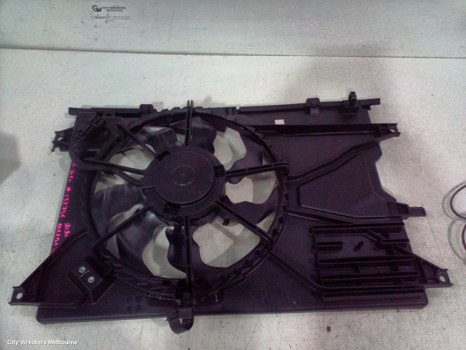 MAZDA 3 FAN, RADIATOR FAN, 2.0/2.5, PETROL, SKYACTIV G/E-SKYACTIV G, BP, 03/2019 ONWARDS