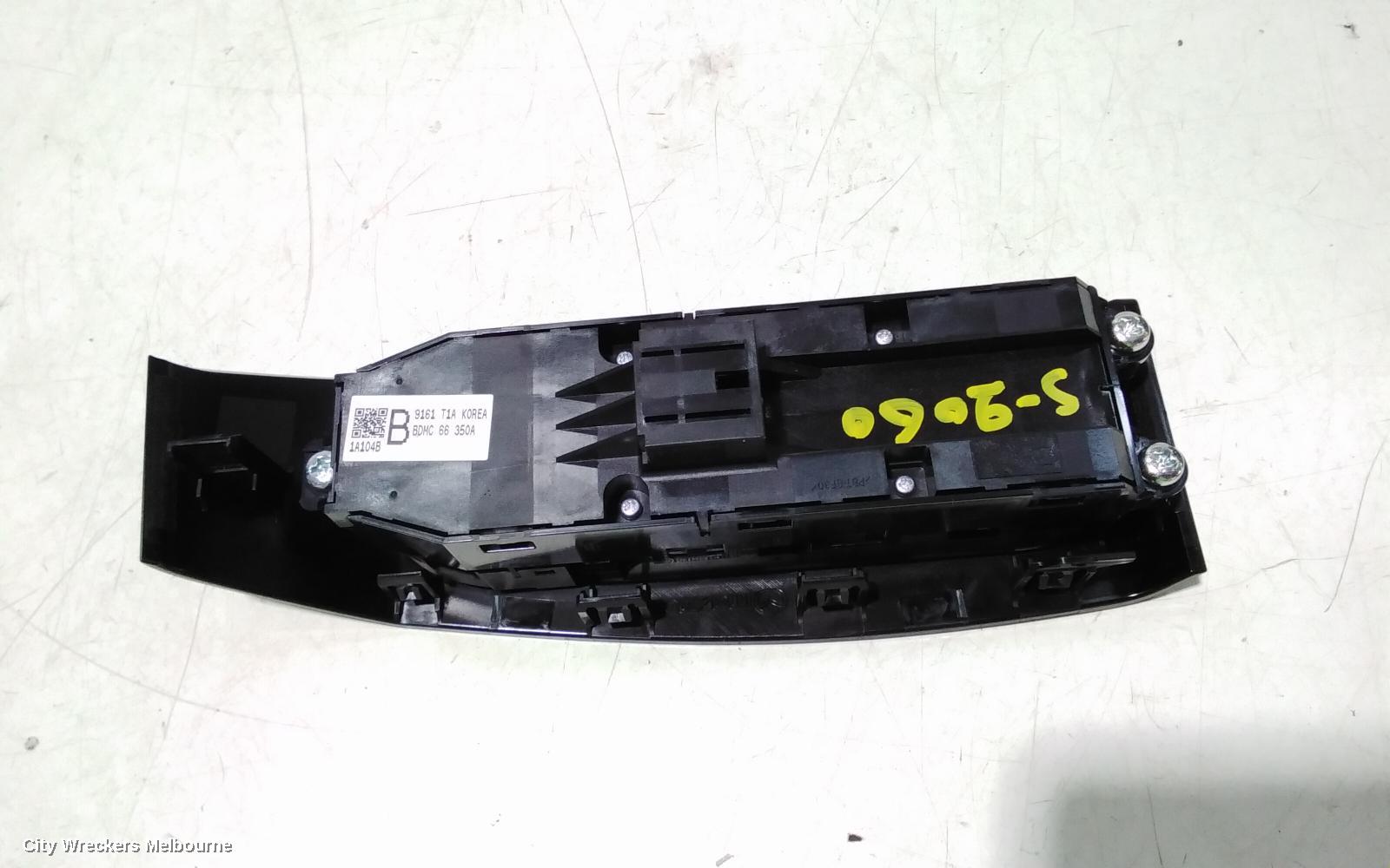 MAZDA 3 PWR DR WIND SWITCH, RH FRONT, BLOCK MASTER SWITCH, POWER, AUTO FOLD TYPE, BP, 03/2019 ONWARDS
