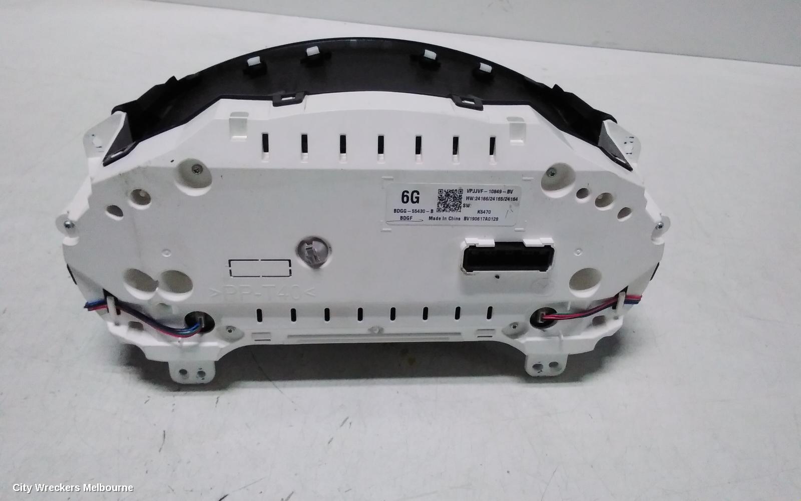 MAZDA 3 INSTRUMENT CLUSTER, INSTRUMENT CLUSTER, PETROL, AUTO T/M, BP, 03/2019 - 09/2021