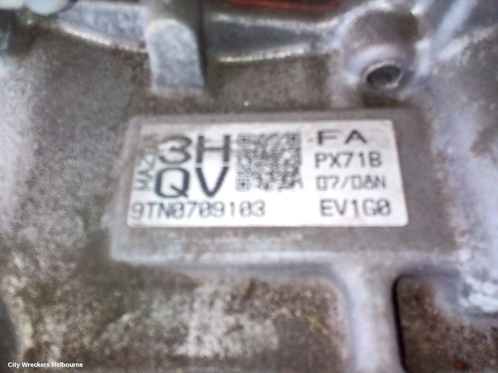 MAZDA 3 TRANS/GEARBOX, AUTO, PETROL, 2.5, SKYACTIV G, BP, 03/2019 ONWARDS