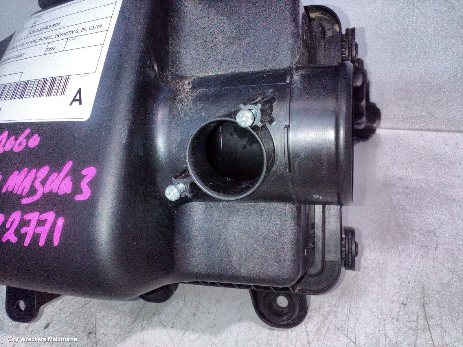 MAZDA 3 AIR CLEANER/BOX, AIR CLEANER, 2.5, PY-VPS, PETROL, SKYACTIV G, BP, 03/2019 ONWARDS