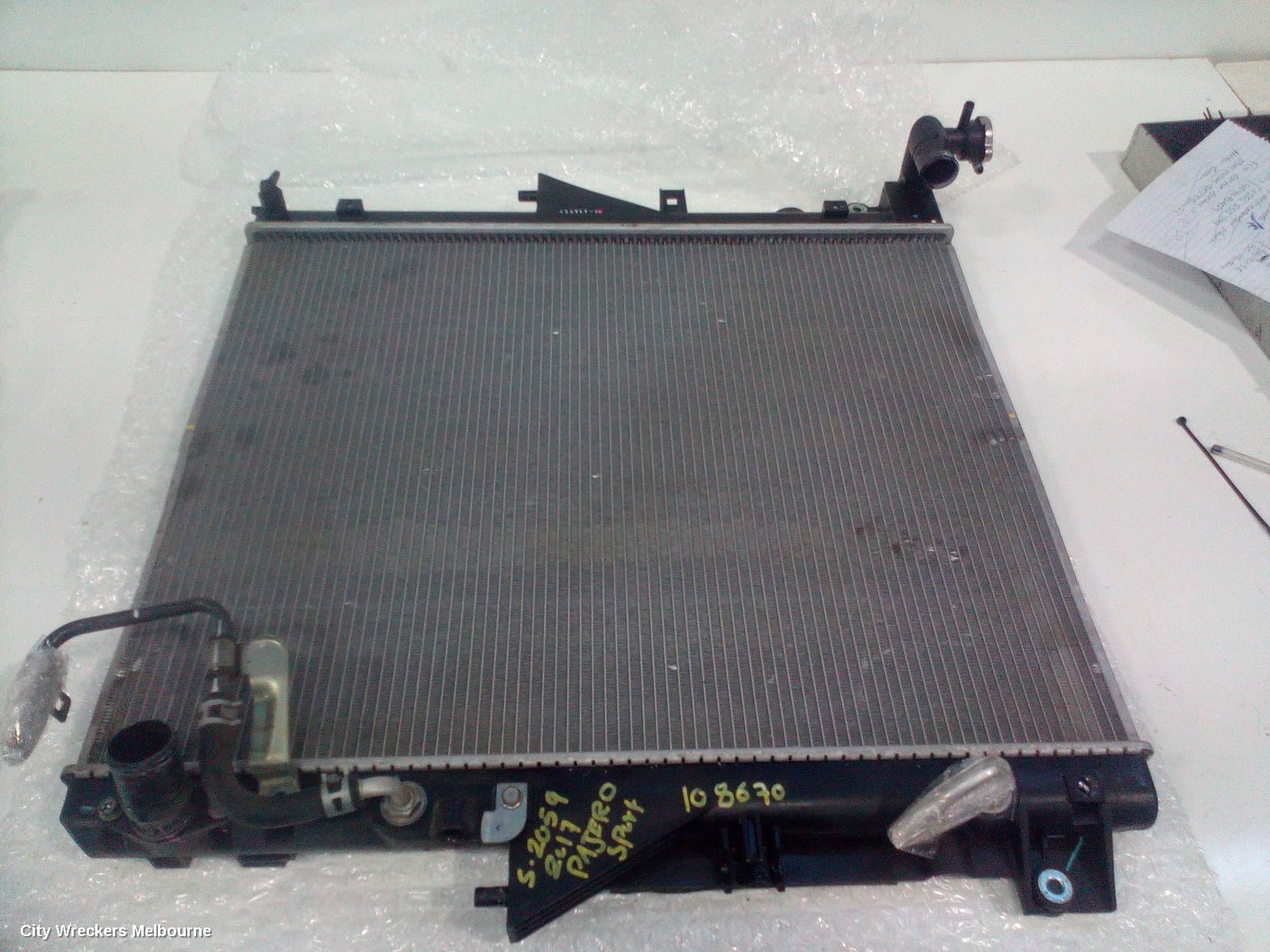 MITSUBISHI PAJERO RADIATOR, AUTO, 2.4, DIESEL, PAJERO SPORT, QE-QF, 10/2015 ONWARDS