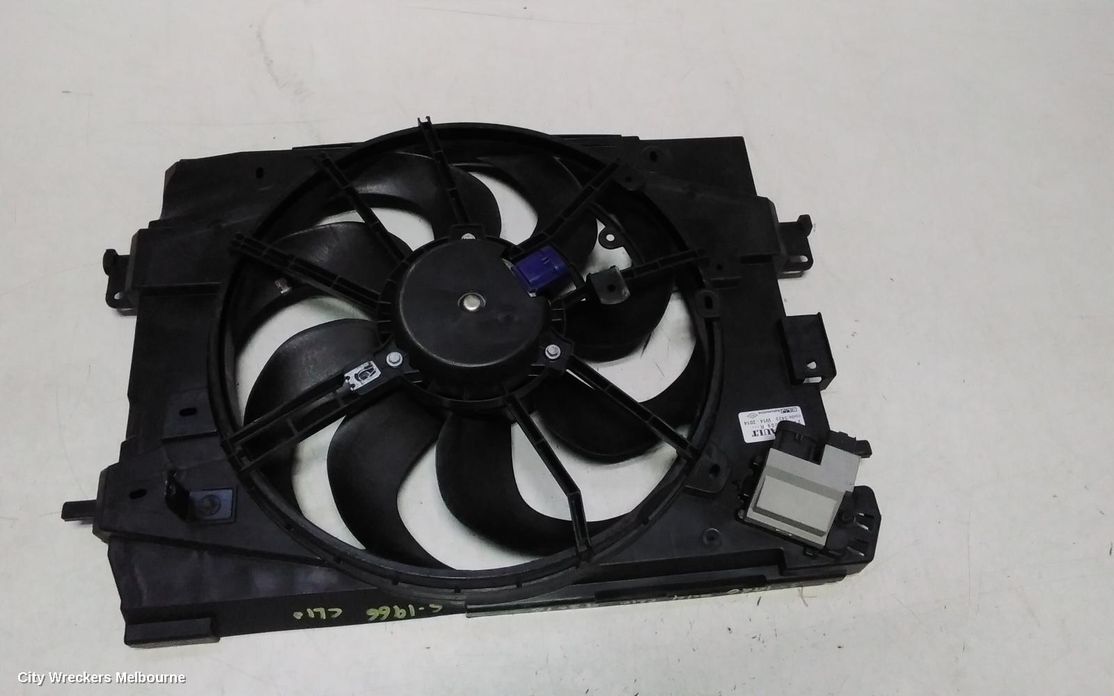 RENAULT CLIO FAN, RADIATOR FAN, X98, 09/2013 - 10/2019