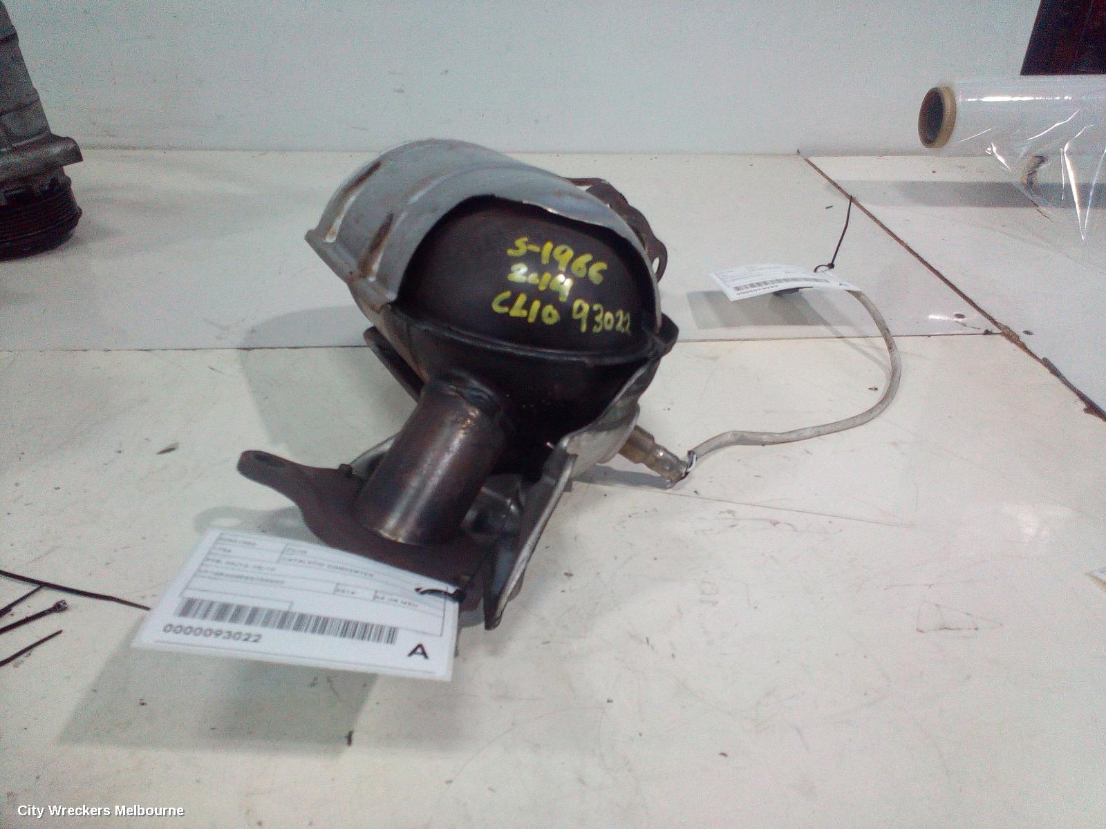 RENAULT CLIO CATALYTIC CONVERTER, X98, 09/2013 - 10/2019