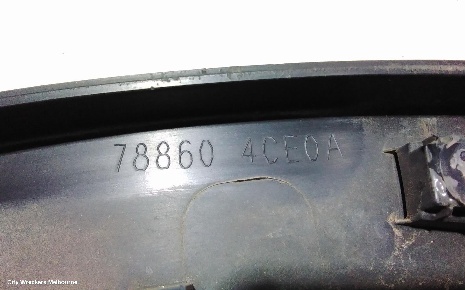 NISSAN XTRAIL WHEEL ARCH FLARE, RH REAR, T32, 02/2014 ONWARDS