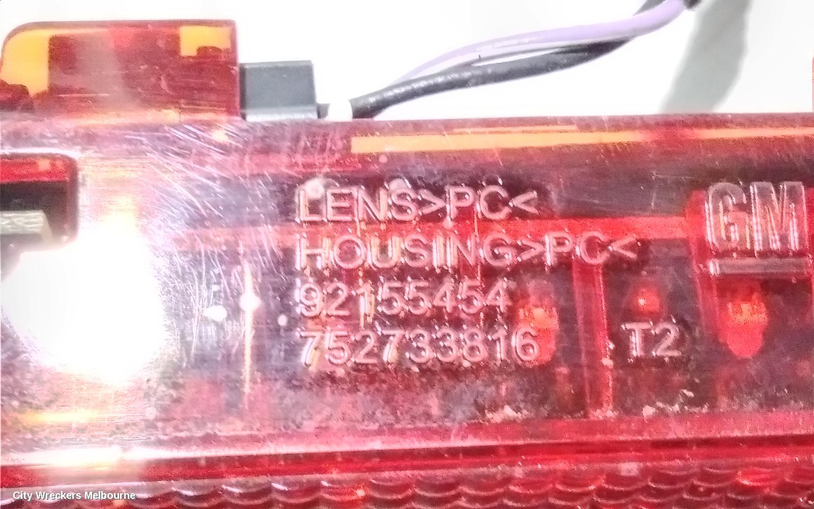 HOLDEN COMMODORE HIGH LEVEL STOPLIGHT, VF, 05/2013 - 12/2017