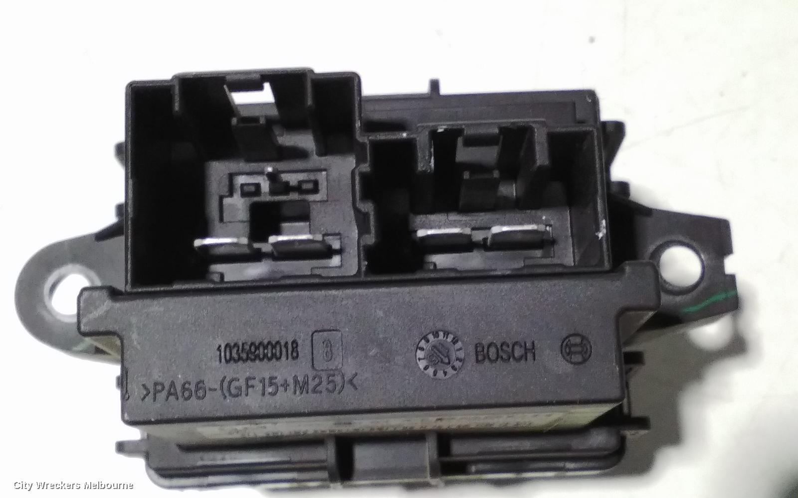 HOLDEN COMMODORE FAN SPEED RESISTOR, VF, STANDARD TYPE, 05/2013 - 12/2017