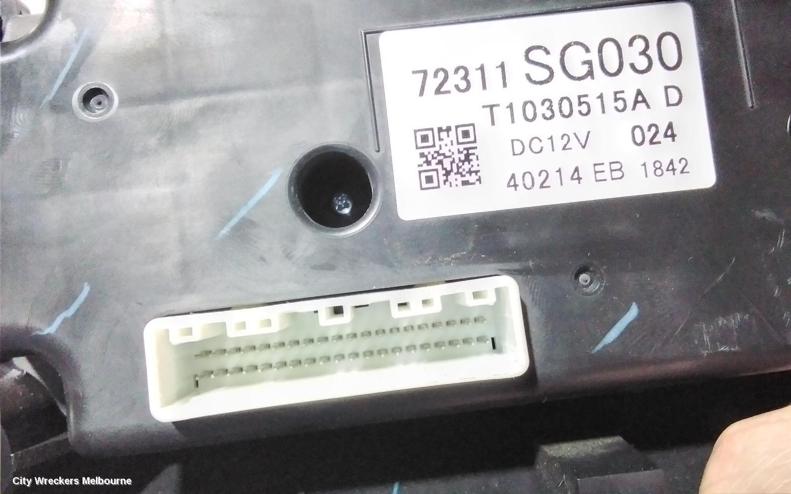 SUBARU FORESTER HEATER/AC CONTROLS, SJ, CLIMATE CONTROL TYPE, 12/2012 - 08/2018