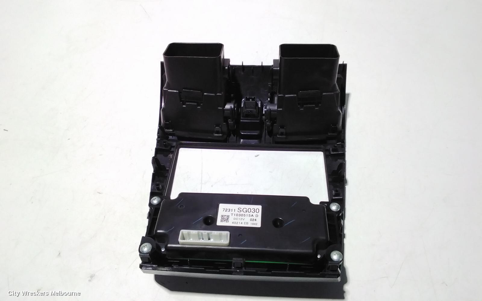SUBARU FORESTER HEATER/AC CONTROLS, SJ, CLIMATE CONTROL TYPE, 12/2012 - 08/2018