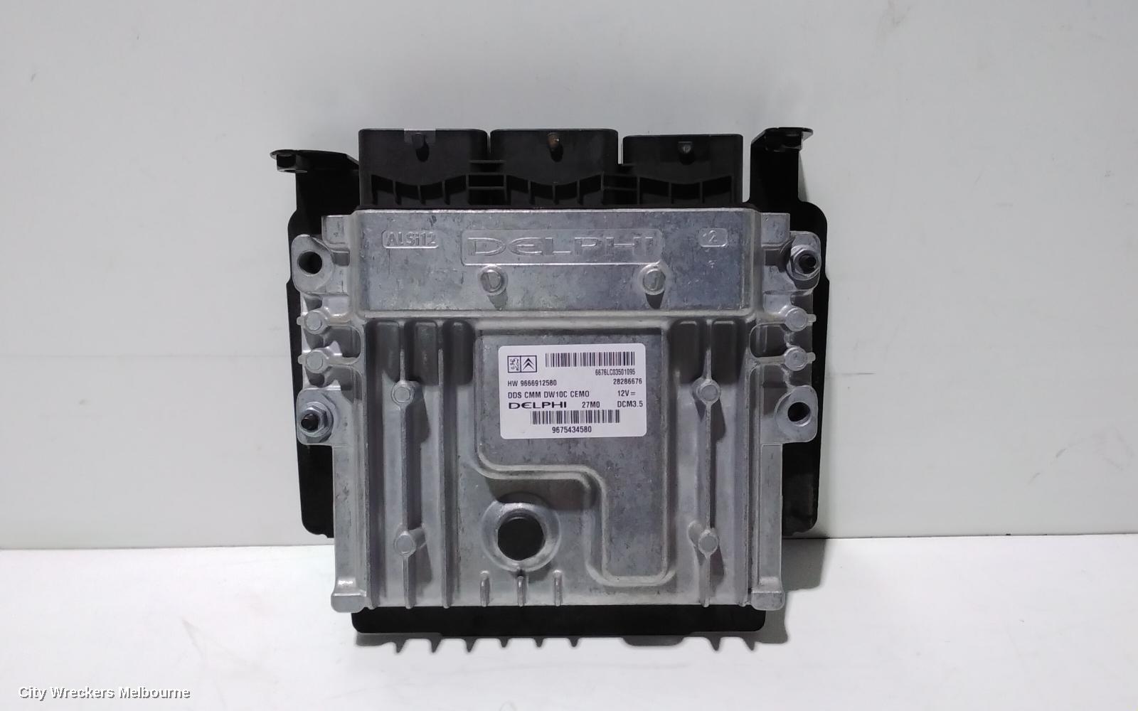 PEUGEOT 308 ECU, ENGINE ECU, 2.0, TURBO DIESEL, AUTO T/M, ECU ONLY, T7, 09/2007 - 09/2014