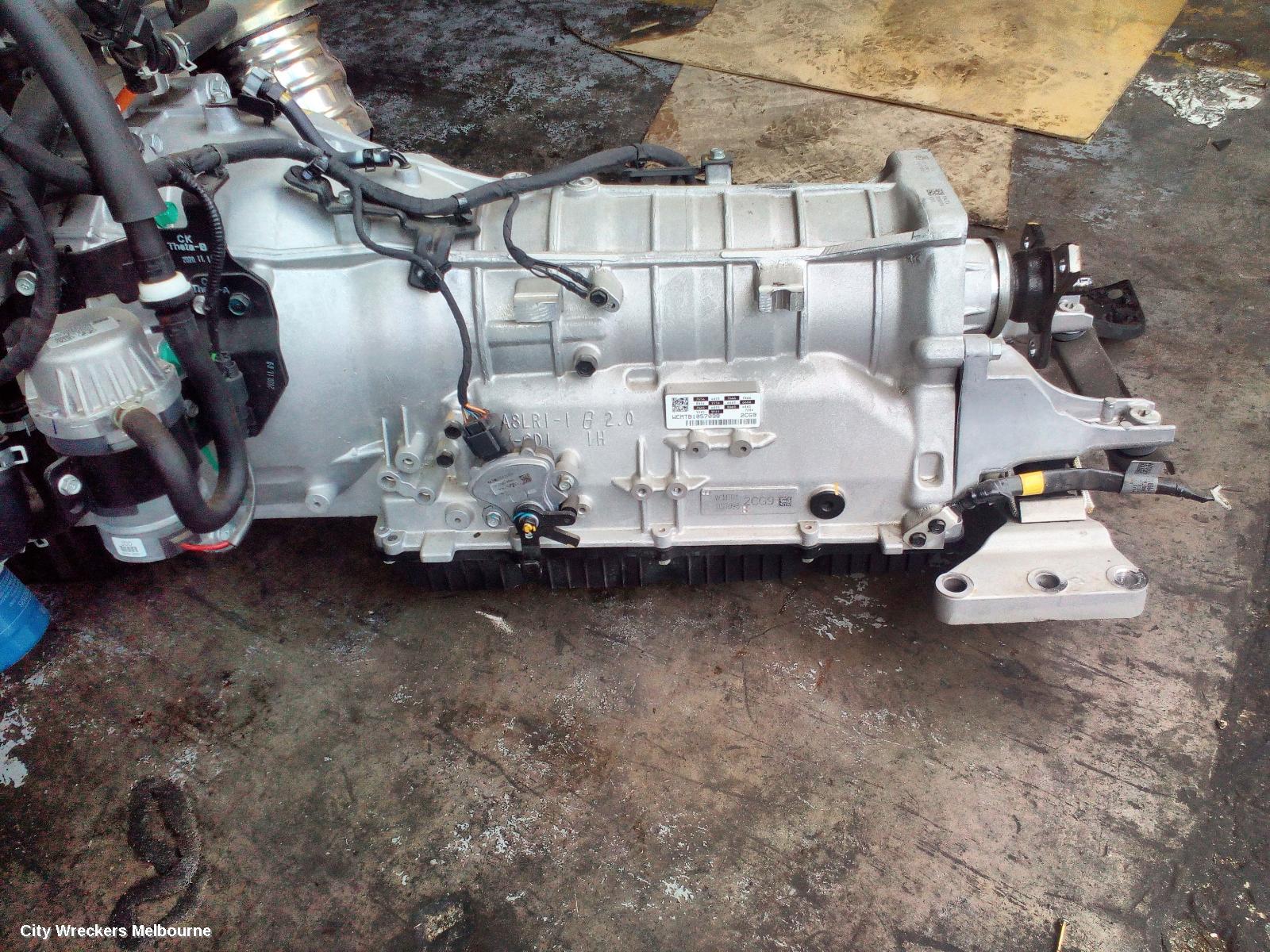 KIA STINGER TRANS/GEARBOX, AUTO, PETROL, 2.0, G4KL, TURBO, CK, 06/2017 ONWARDS