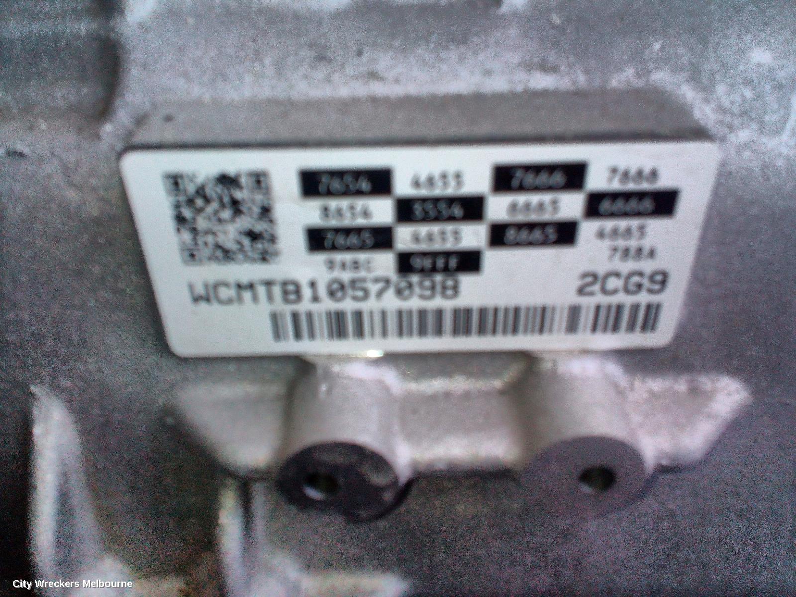 KIA STINGER TRANS/GEARBOX, AUTO, PETROL, 2.0, G4KL, TURBO, CK, 06/2017 ONWARDS
