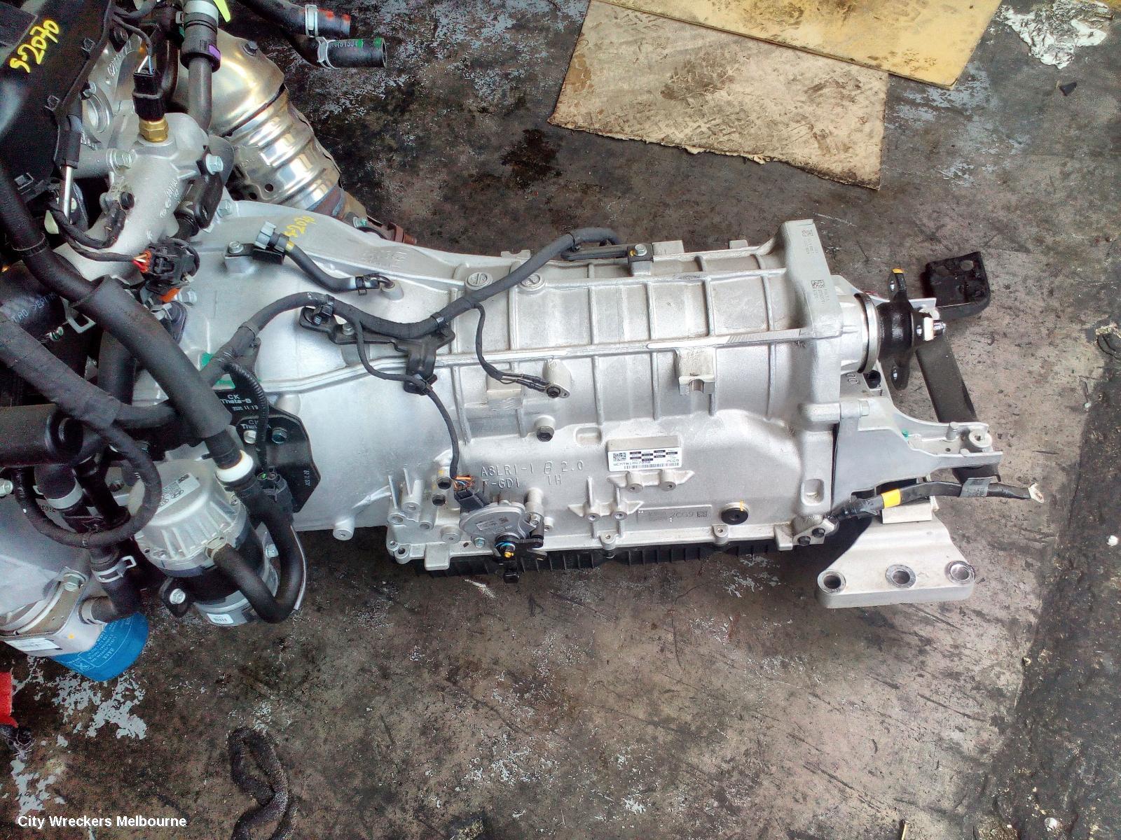 KIA STINGER TRANS/GEARBOX, AUTO, PETROL, 2.0, G4KL, TURBO, CK, 06/2017 ONWARDS