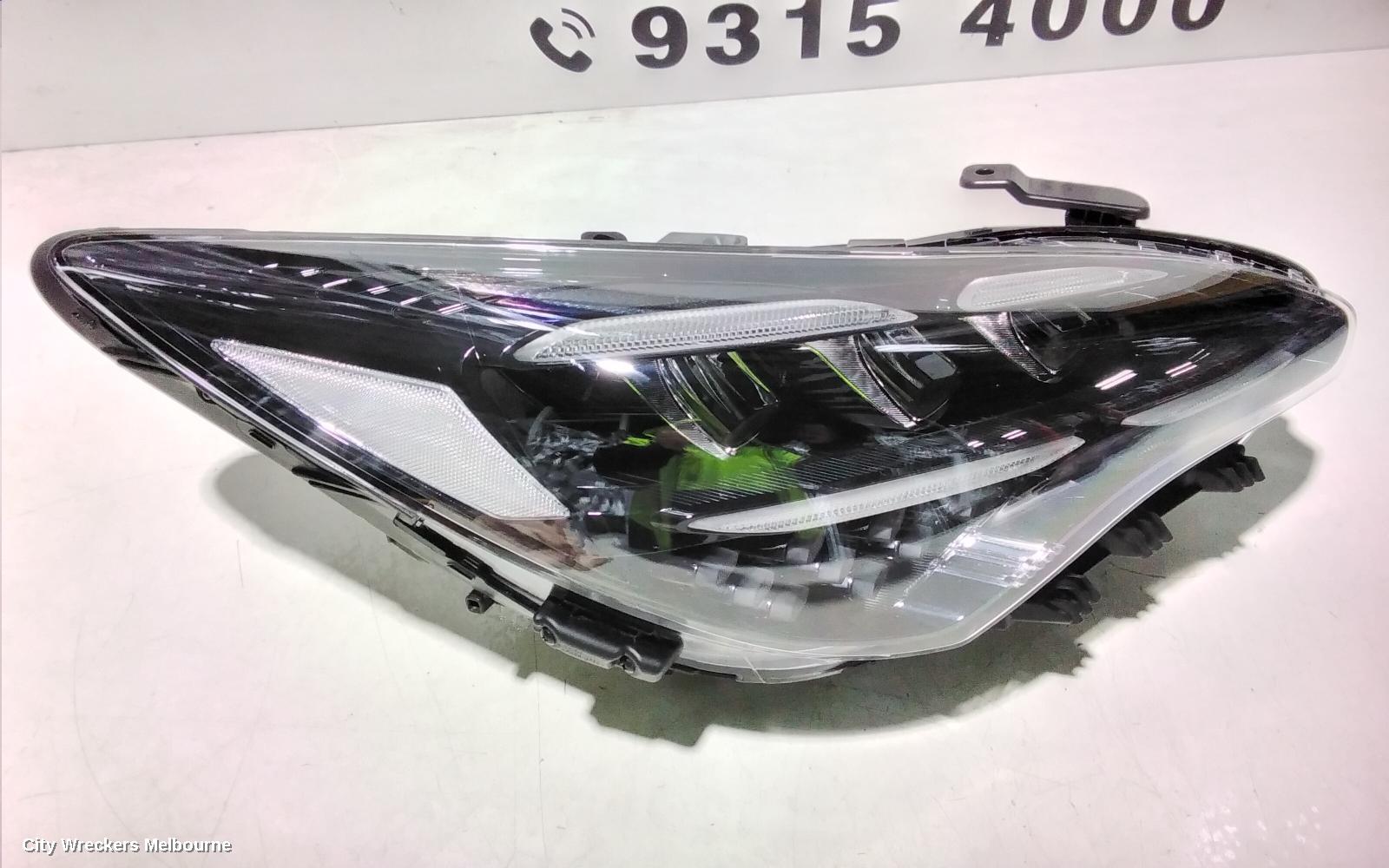 KIA STINGER RIGHT HEADLAMP, CK, LED TYPE, 200S/330S, 01/2021 ONWARDS