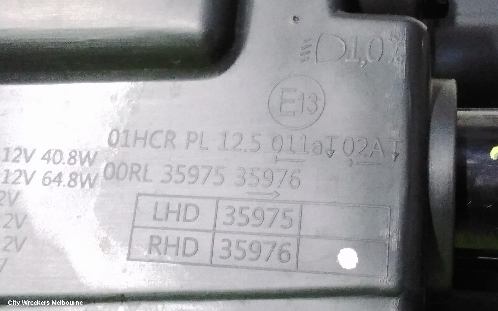 KIA STINGER RIGHT HEADLAMP, CK, LED TYPE, 200S/330S, 01/2021 ONWARDS