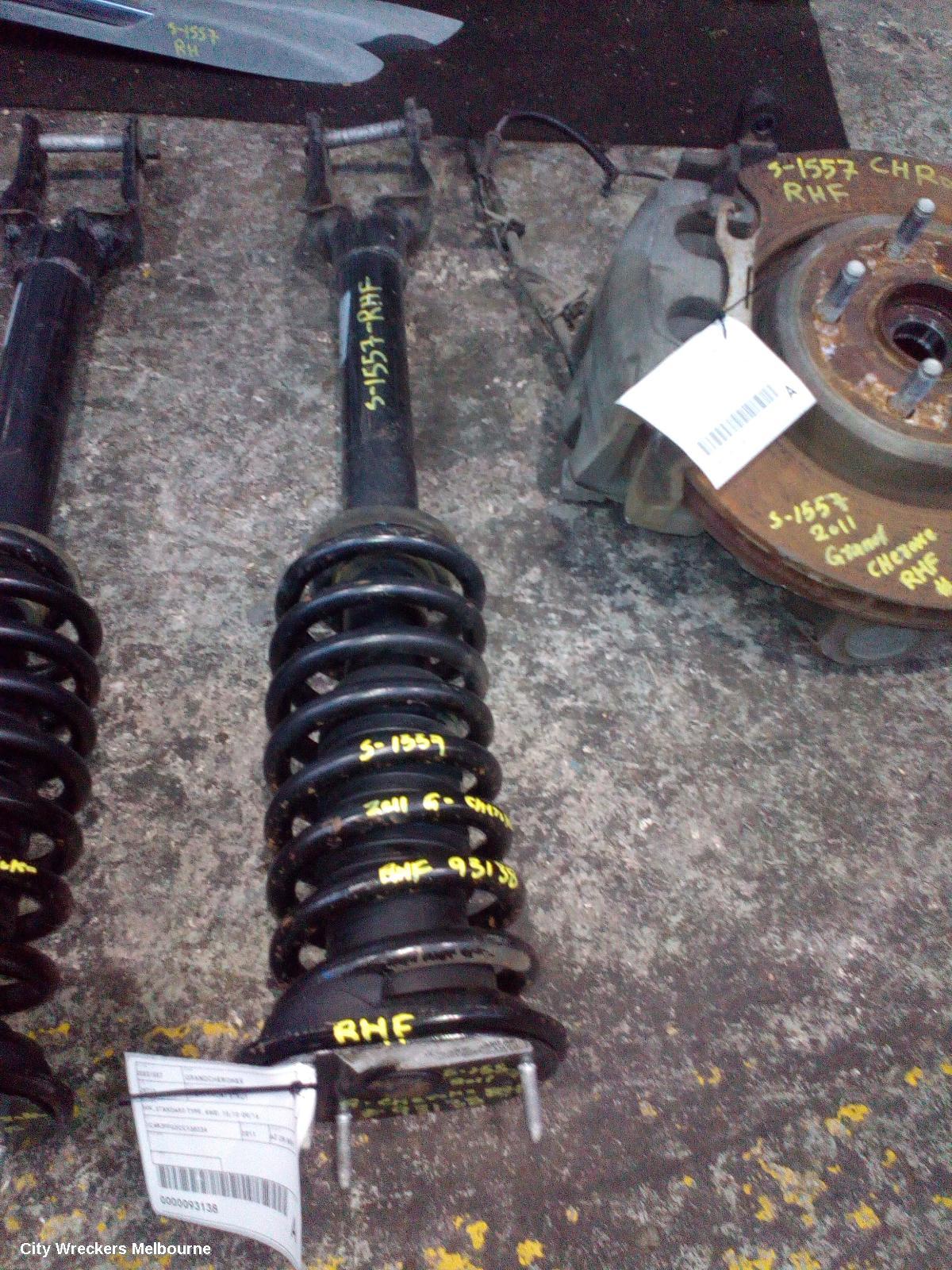 JEEP GRANDCHEROKEE RIGHT FRONT STRUT, WK, STANDARD TYPE, 4WD, 10/2010 - 09/2016
