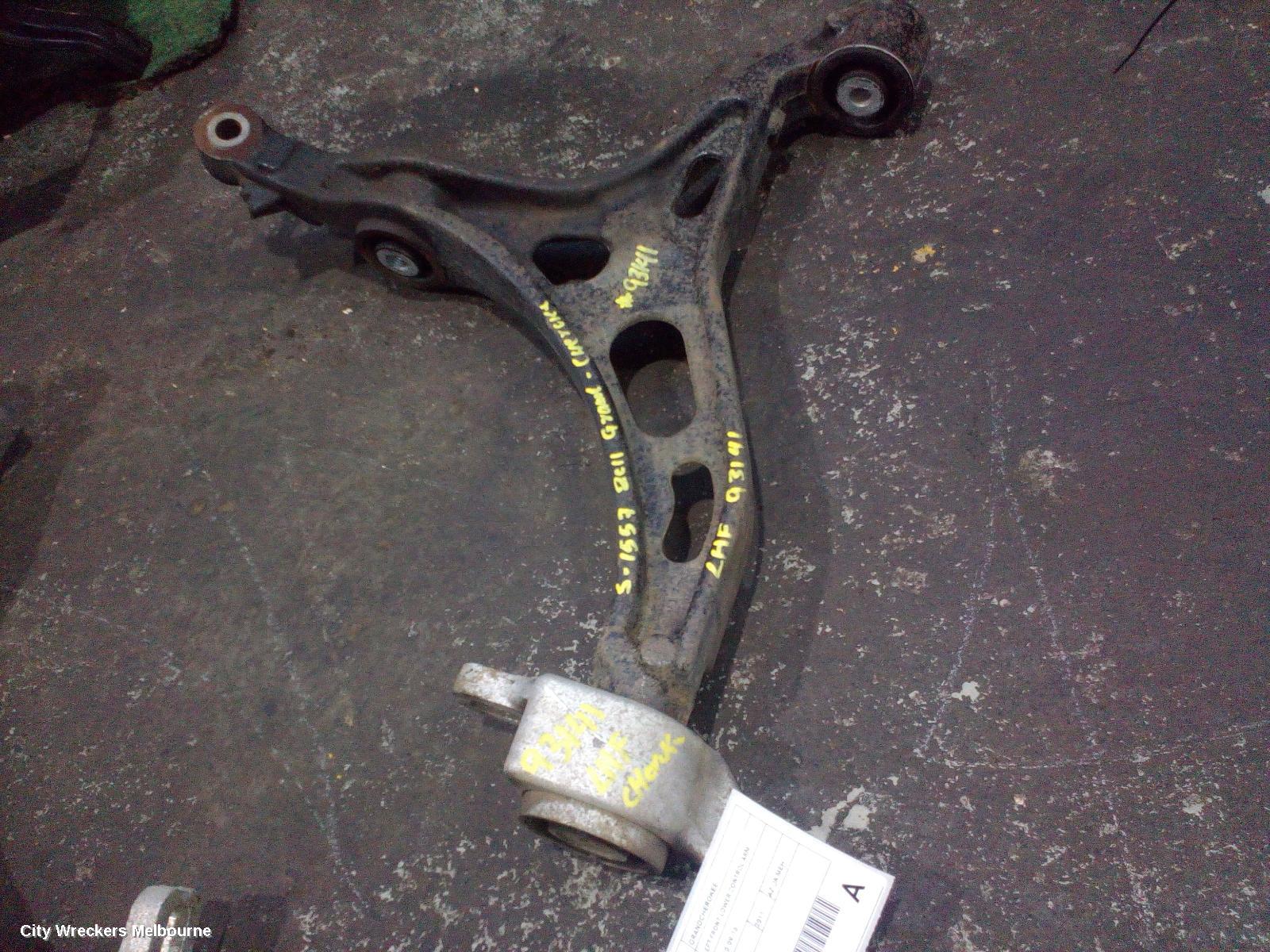 JEEP GRANDCHEROKEE LEFT FRONT LOWER CONTROL ARM, WK, 3.6, PETROL, 10/2010 - 09/2016