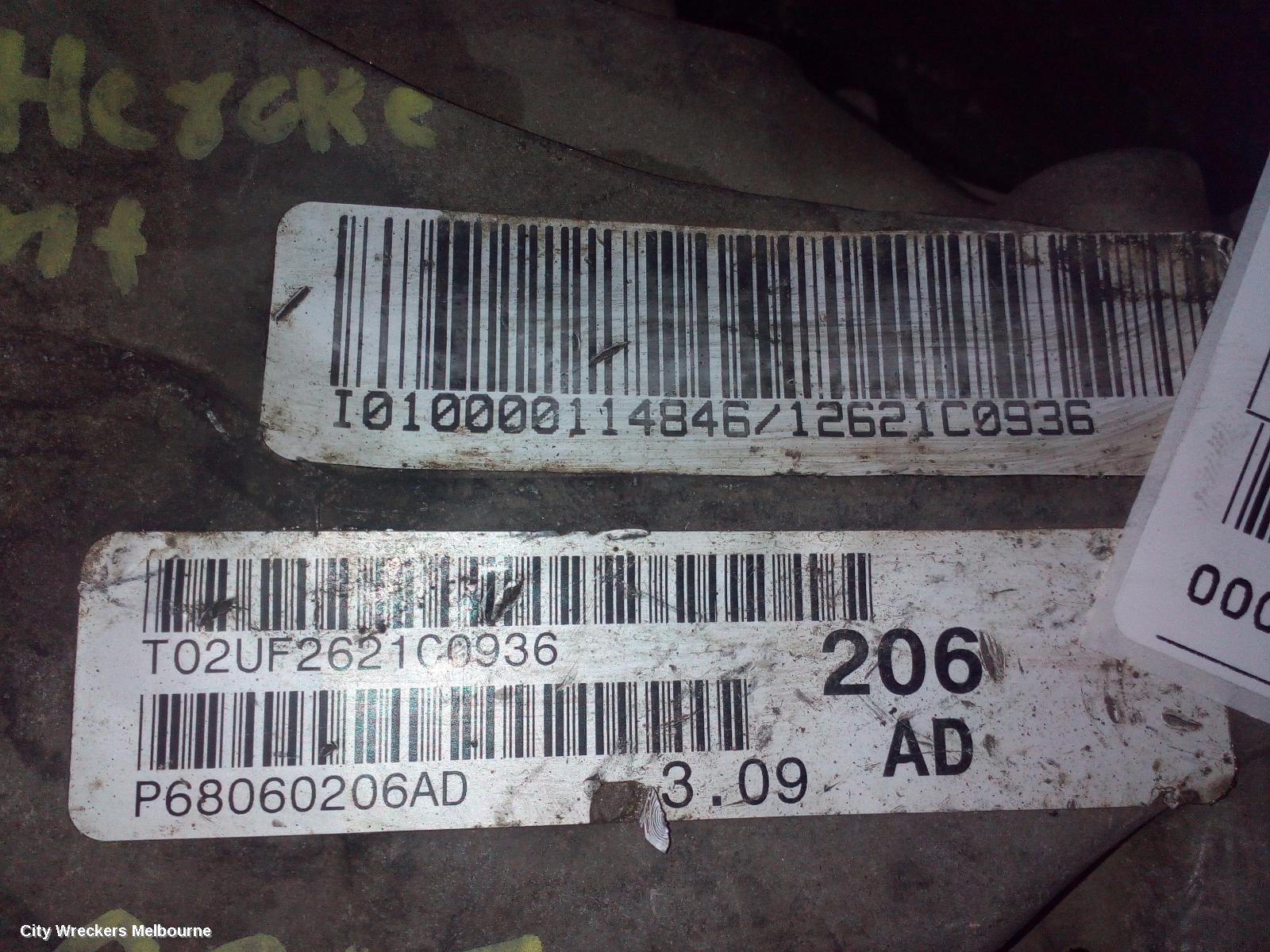 JEEP GRANDCHEROKEE DIFFERENTIAL CENTRE, FRONT, 3.6, PETROL, WK, 3.06 RATIO, 10/2010 - 03/2013