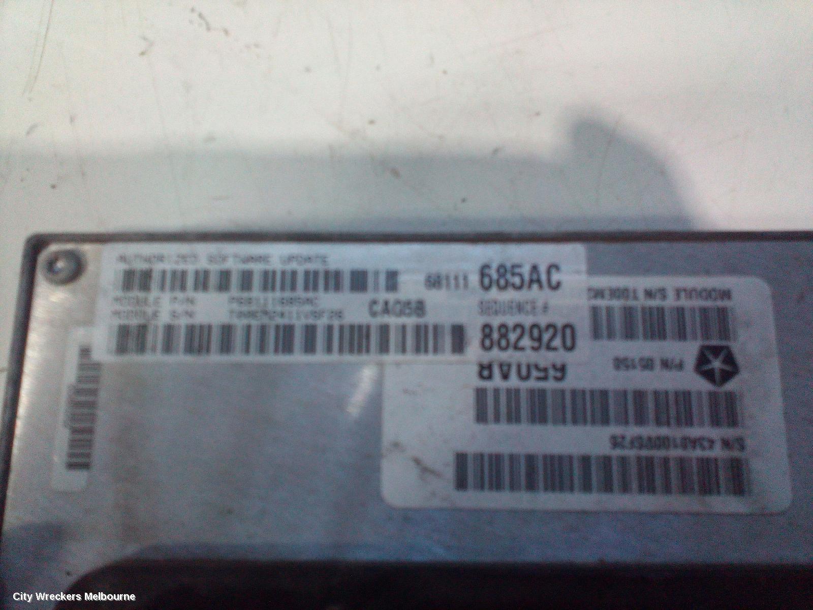 JEEP GRANDCHEROKEE ECU, ENGINE ECU, 3.6, PETROL, ECU ONLY, WK, 10/2010 ONWARDS