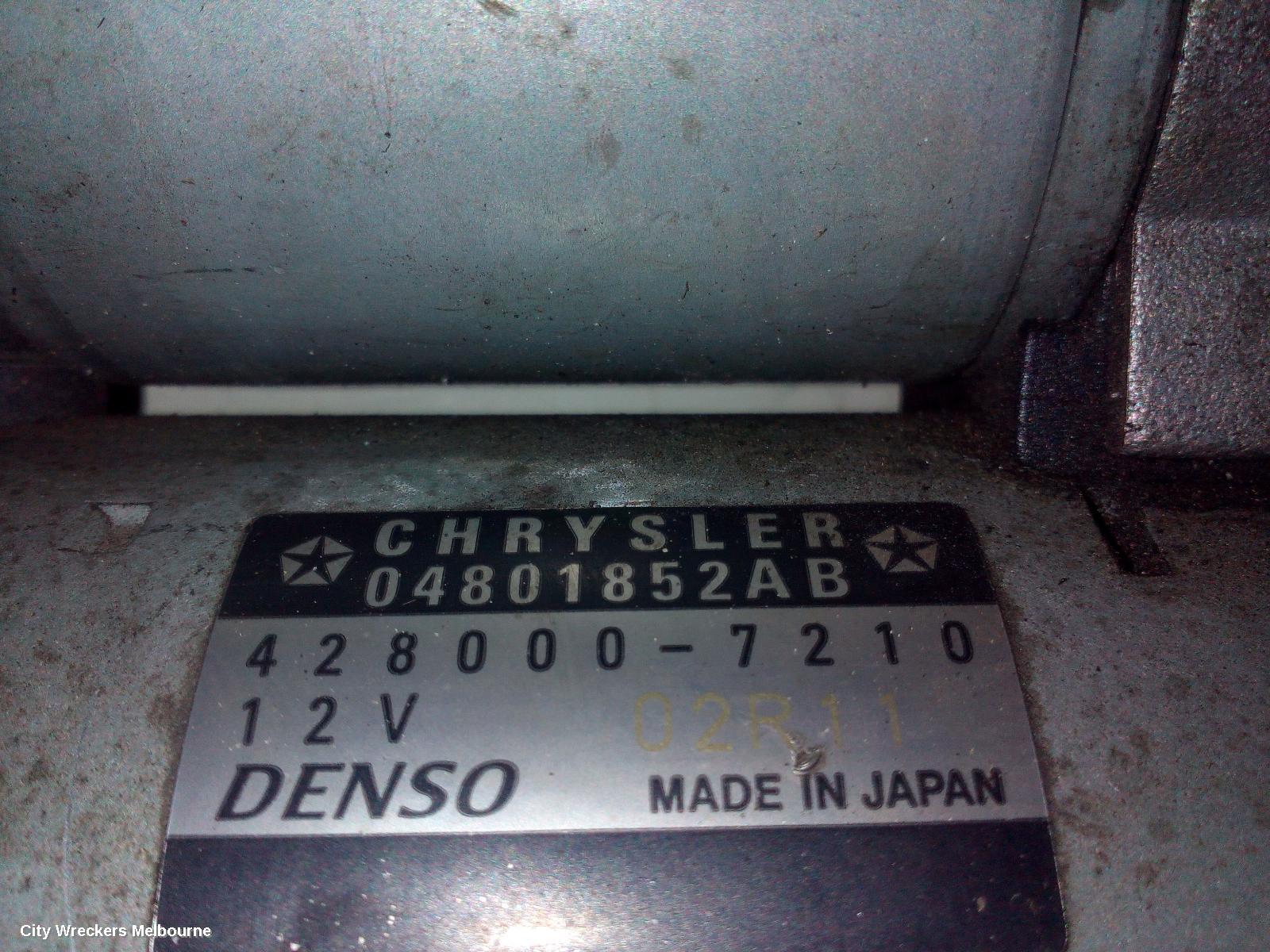 JEEP GRANDCHEROKEE STARTER, PETROL, 3.6, WK, 10/2010 - 03/2013