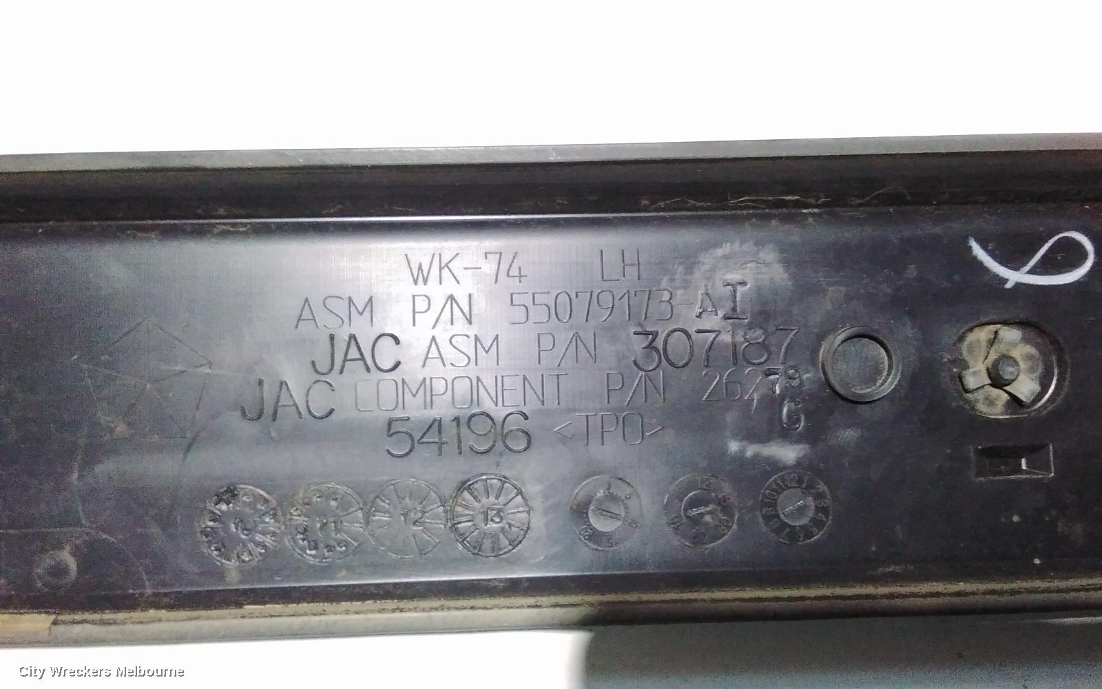 JEEP GRANDCHEROKEE ROOF RAIL, WK, 10/2010 - 02/2022