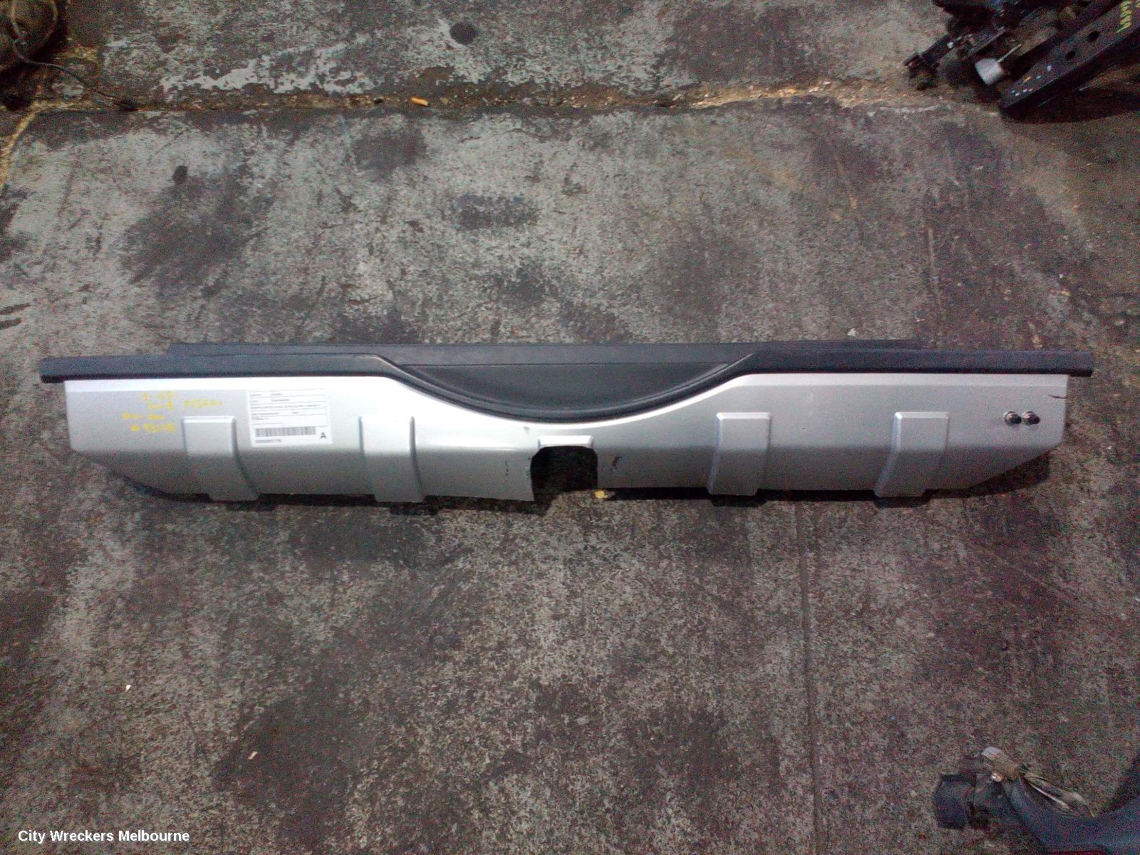 MITSUBISHI PAJERO REAR BUMPER, BUMPER (CENTRE), NS-NW, SILVER COLOUR, 11/2006 - 08/2014
