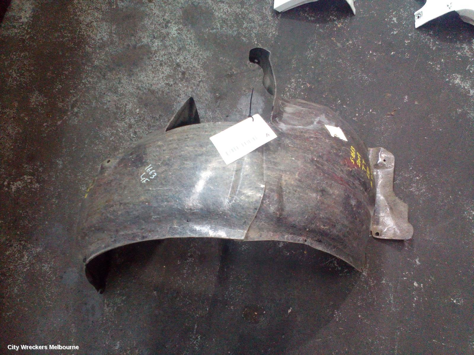 AUDI TT LEFT GUARD LINER, 8J, 09/2006 - 12/2014