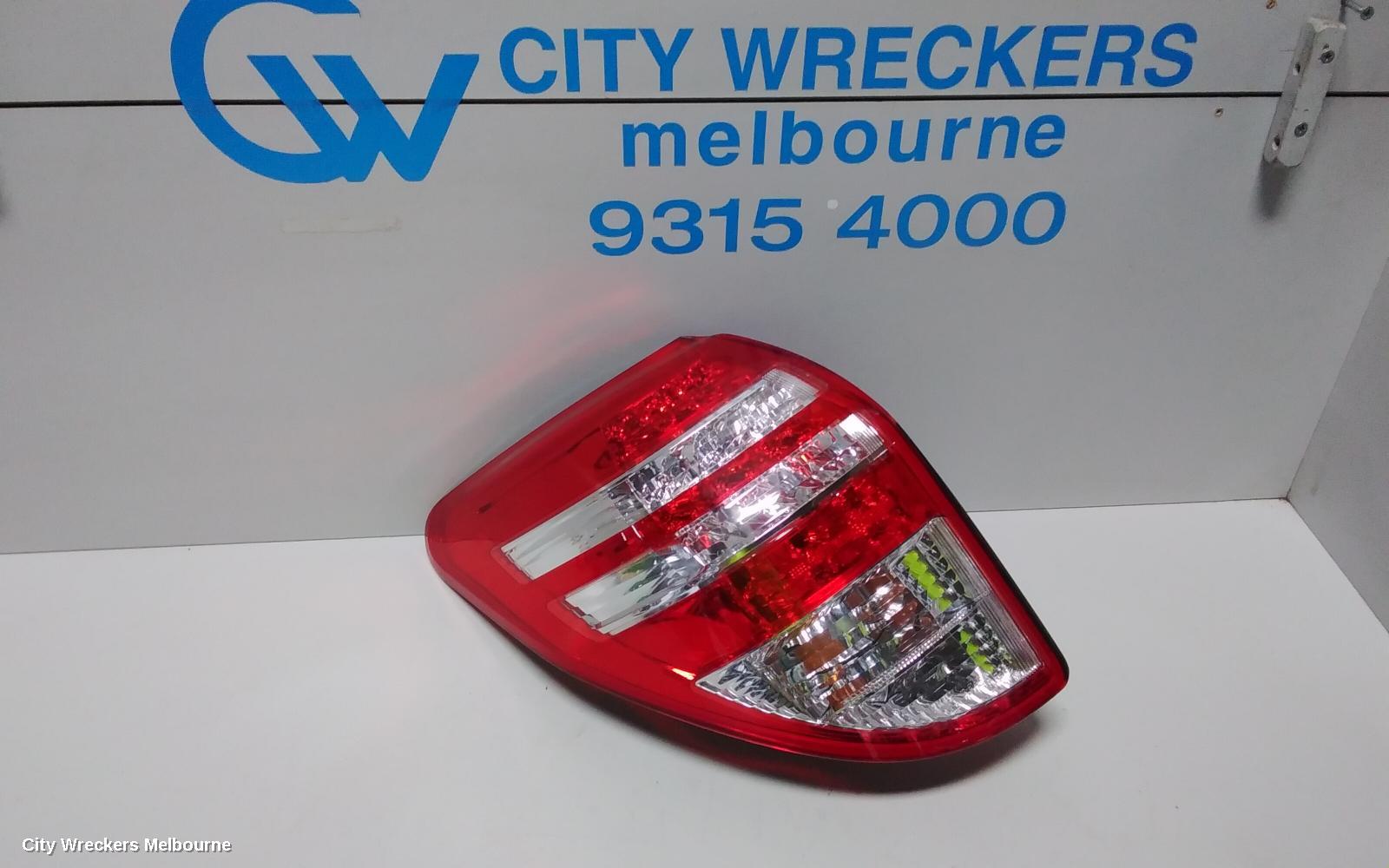 TOYOTA RAV4 LEFT TAILLIGHT, ACA33, 08/2008 - 11/2012