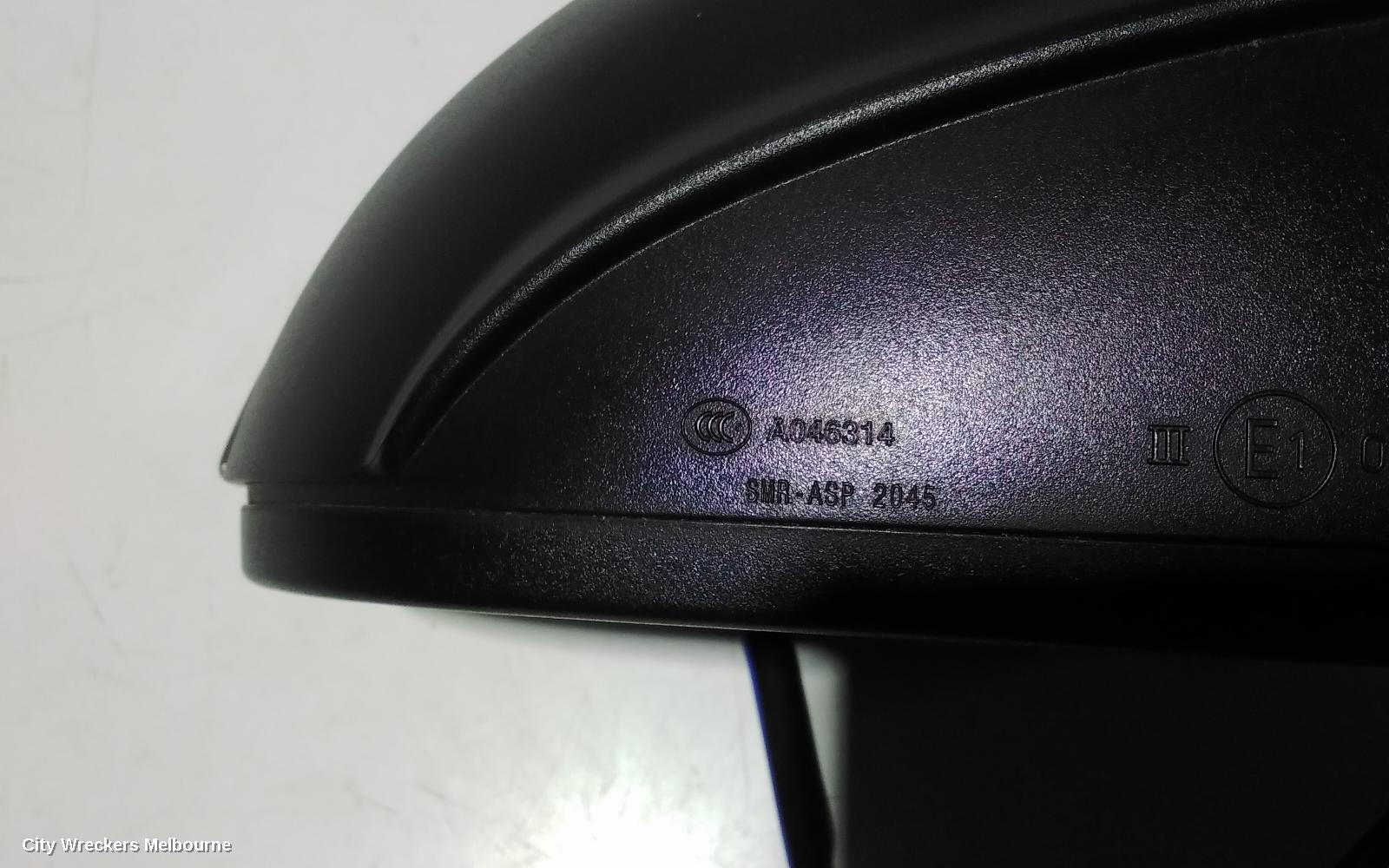 VOLKSWAGEN GOLF RIGHT DOOR MIRROR, GEN 7, COLOUR CODED, POWER FOLD, W/ MEMORY, HEATED, NON LANE KEEPING SYSTEM, (6XQ/7Y0), 03/2017 - 08/2020