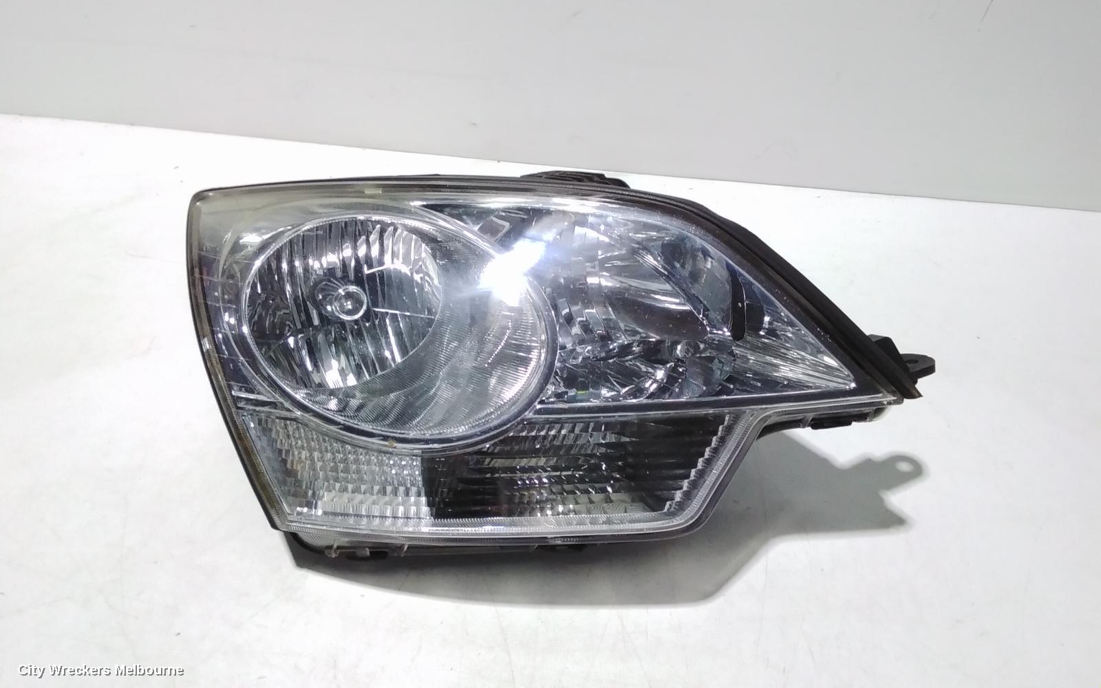 HOLDEN CAPTIVA RIGHT HEADLAMP, CG, MAXX/CAPTIVA 5 (4TH VIN = D), 07/2008 - 09/2015