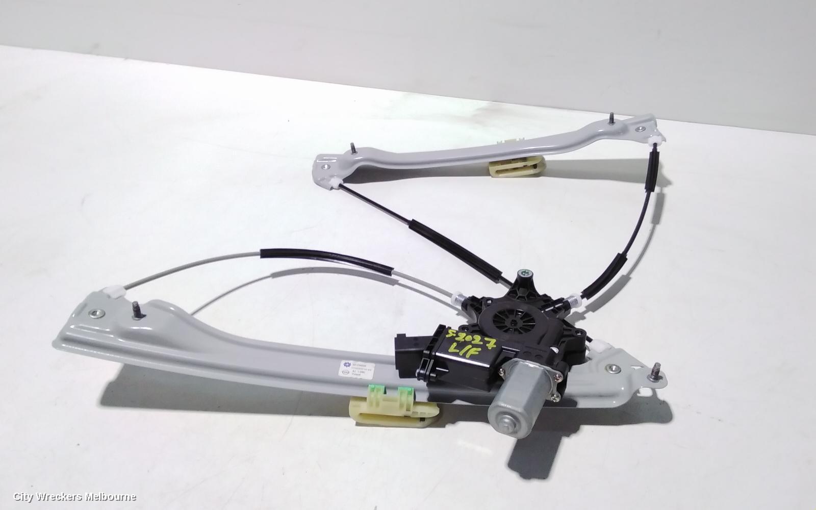 HOLDEN COMMODORE LEFT FRONT WINDOW REG/MOTOR, ZB, 10/2017 - 12/2020