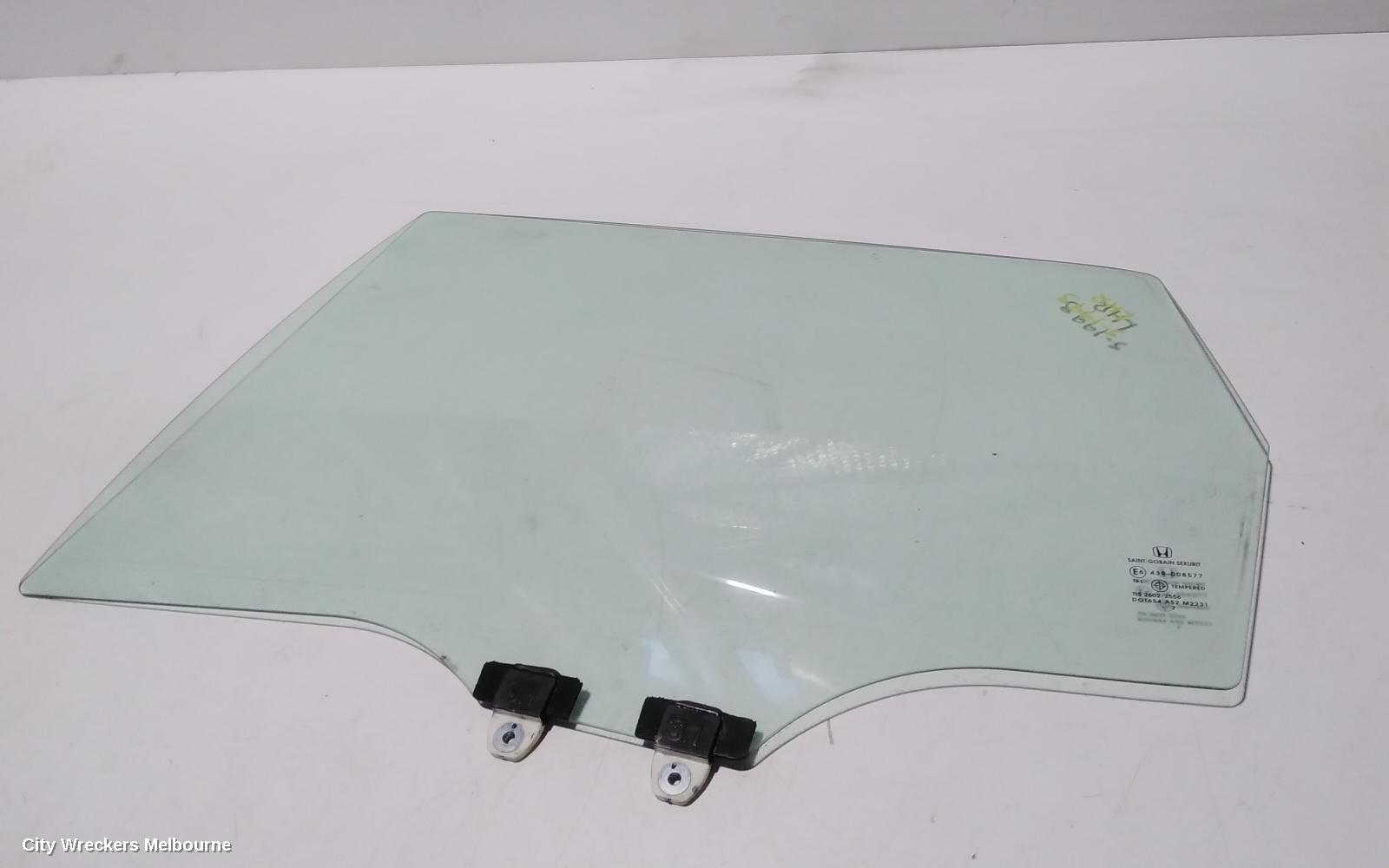 HONDA JAZZ LEFT REAR DOOR WINDOW, GK/GF, 07/2014 - 12/2020
