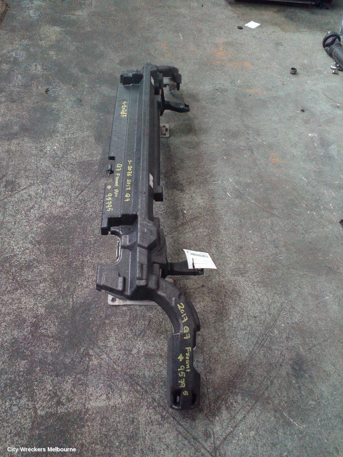 AUDI Q7 F/BAR REINFORC/BRACK, REINFORCEMENT, 4M, 09/2015 ONWARDS