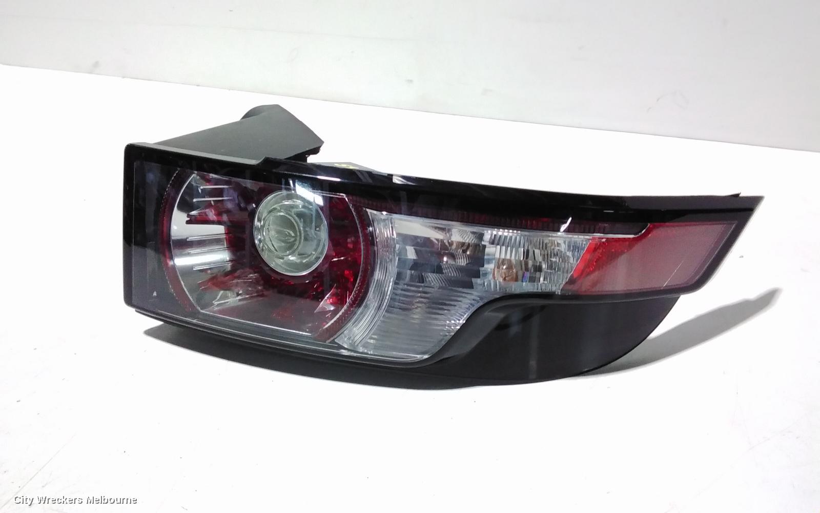 LAND ROVER RANGEROVER EVOQUE RIGHT TAILLIGHT, IN BODY, L538, RED/CLEAR TYPE, 11/2011 - 06/2015