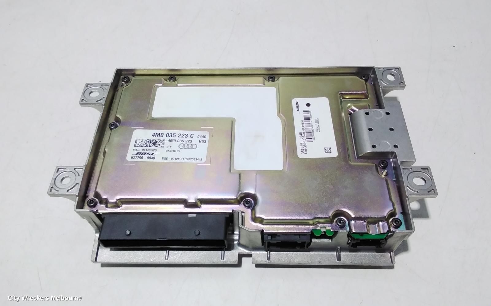 AUDI Q7 RADIO/CD/DVD/SAT/TV, AMPLIFIER, 4M, 09/2015 - 03/2020
