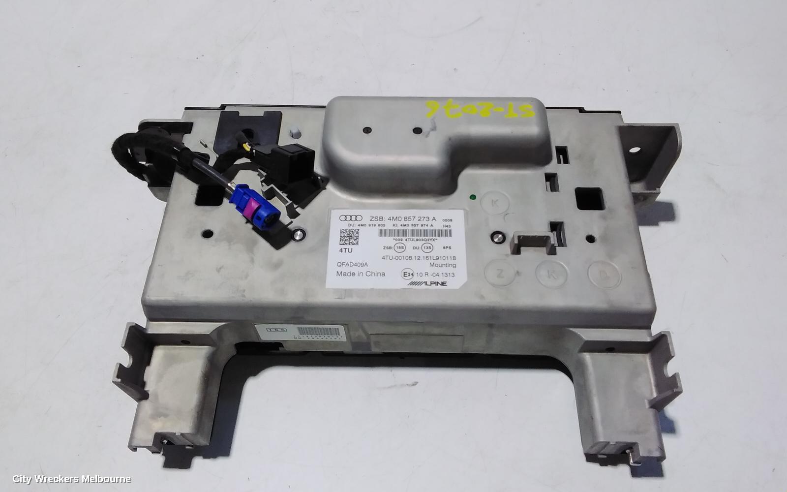 AUDI Q7 RADIO/CD/DVD/SAT/TV, DISPLAY SCREEN, 4M, 09/2015 - 03/2020