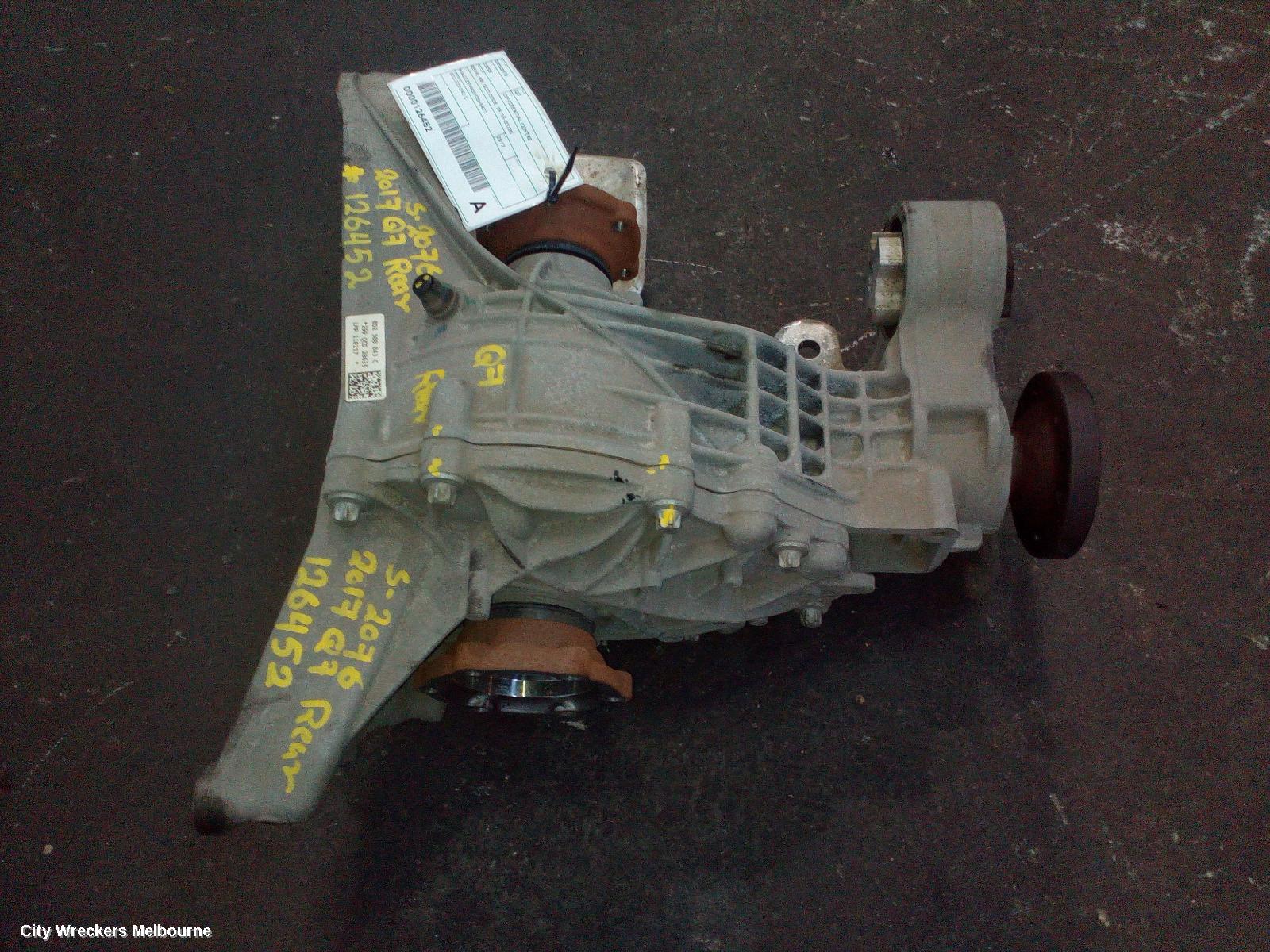 AUDI Q7 DIFFERENTIAL CENTRE, REAR, 4M, QCD CODE, 09/2015 - 03/2020
