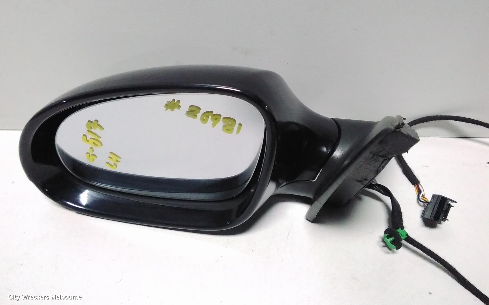 VOLKSWAGEN PASSAT LEFT DOOR MIRROR, 3C/MK6 B6, MANUAL FOLD (6XN), 03/2006 - 09/2010