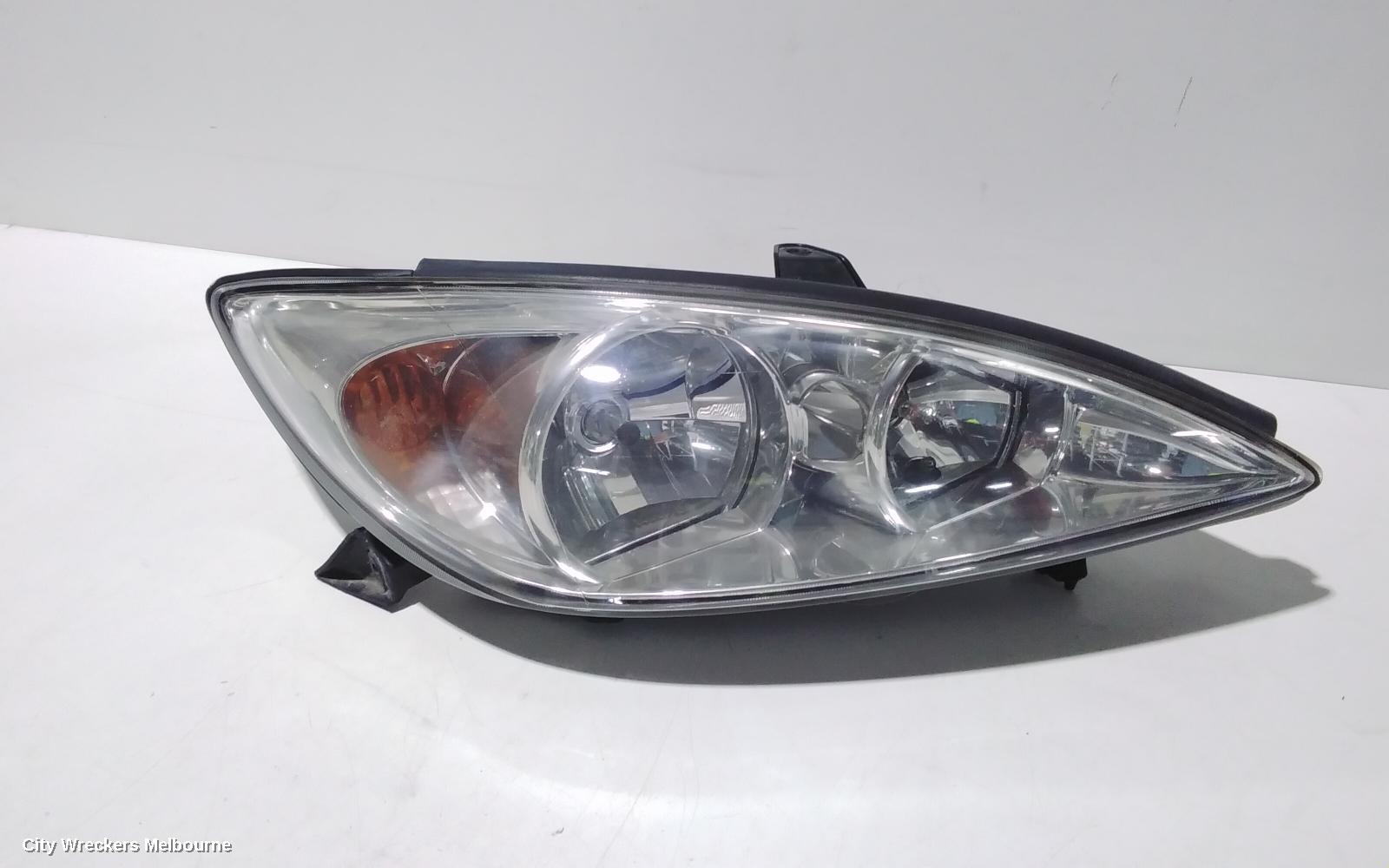 TOYOTA CAMRY RIGHT HEADLAMP, SK36, ALTISE/ATEVA/AZURA, CHROME INSERT TYPE, 08/2002 - 09/2004