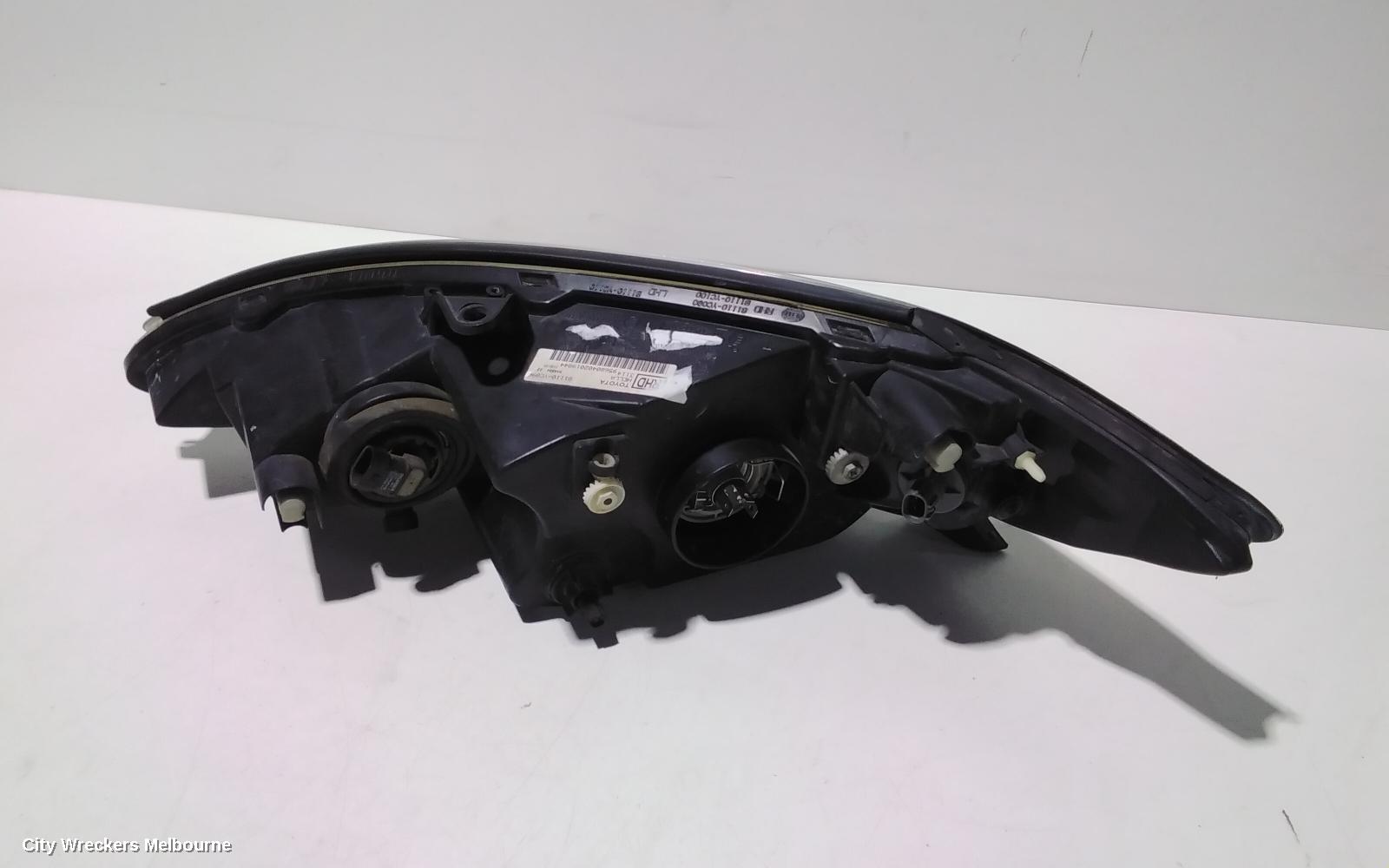 TOYOTA CAMRY RIGHT HEADLAMP, SK36, ALTISE/ATEVA/AZURA, CHROME INSERT TYPE, 08/2002 - 09/2004