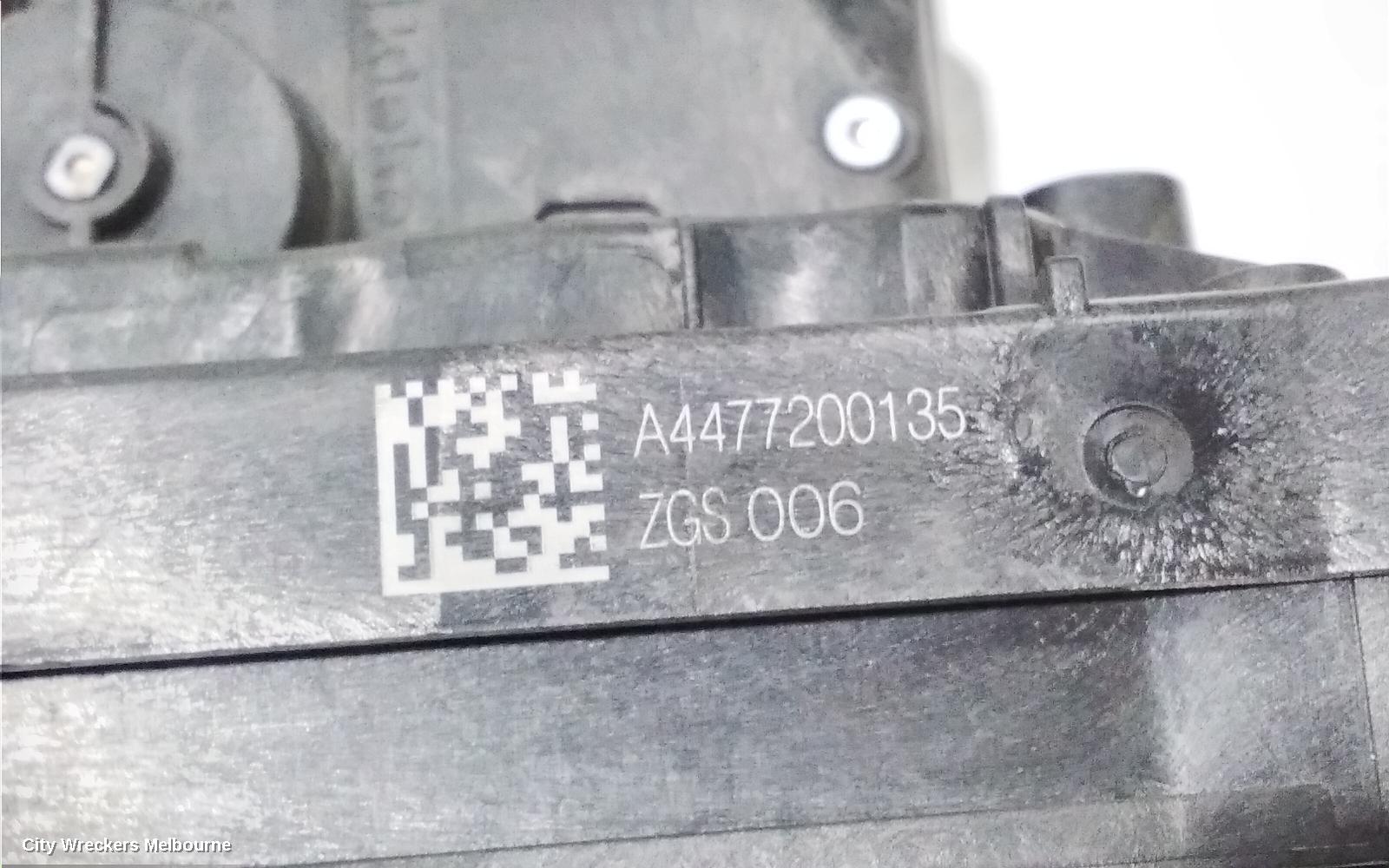 MERCEDES VITO DOOR/BOOT/GATE LOCK, LEFT FRONT DOOR LOCK, 447, 03/2015 ONWARDS