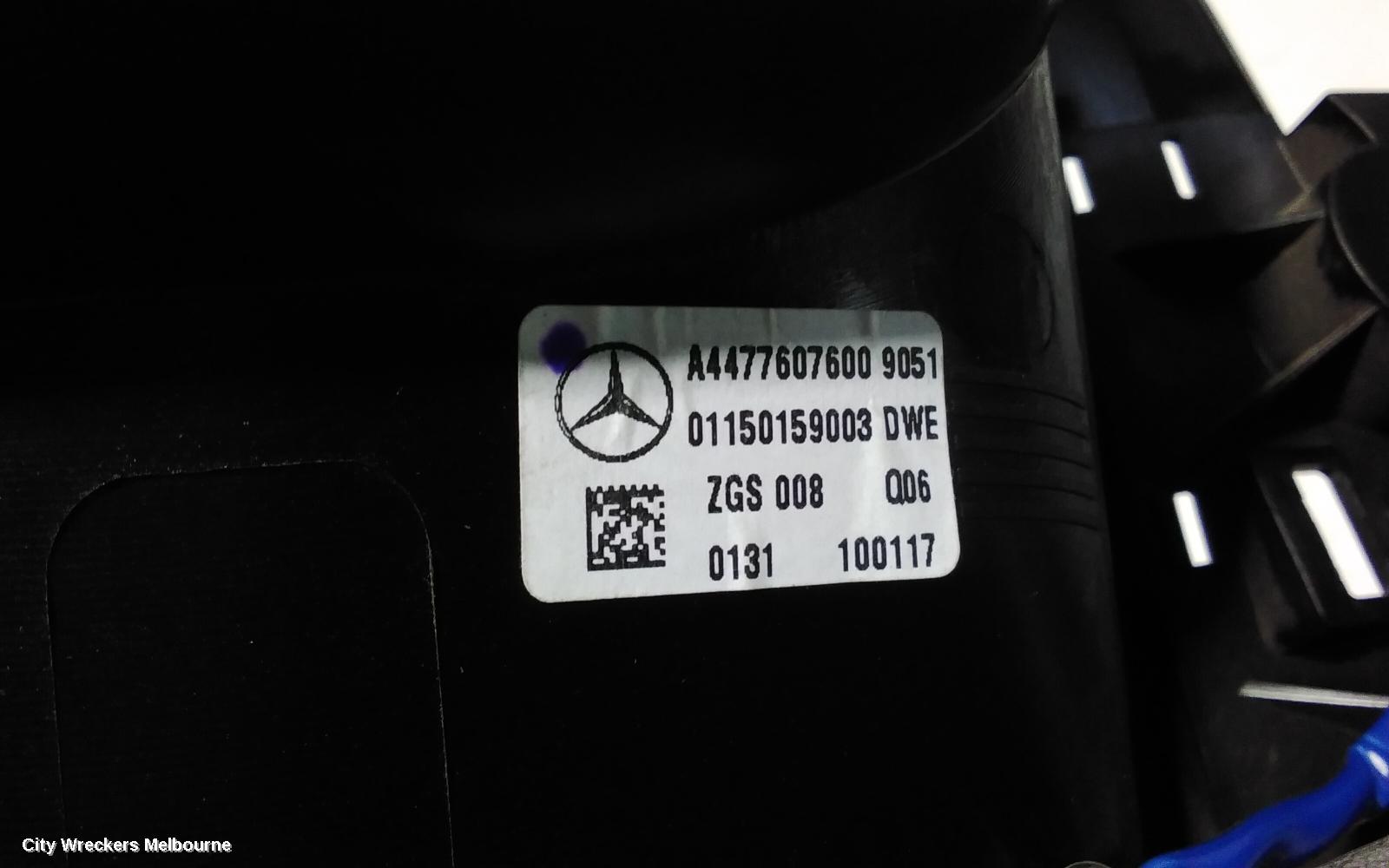 MERCEDES VITO DOOR HANDLE, 447, LH REAR, INNER, BLACK, 03/2015 ONWARDS