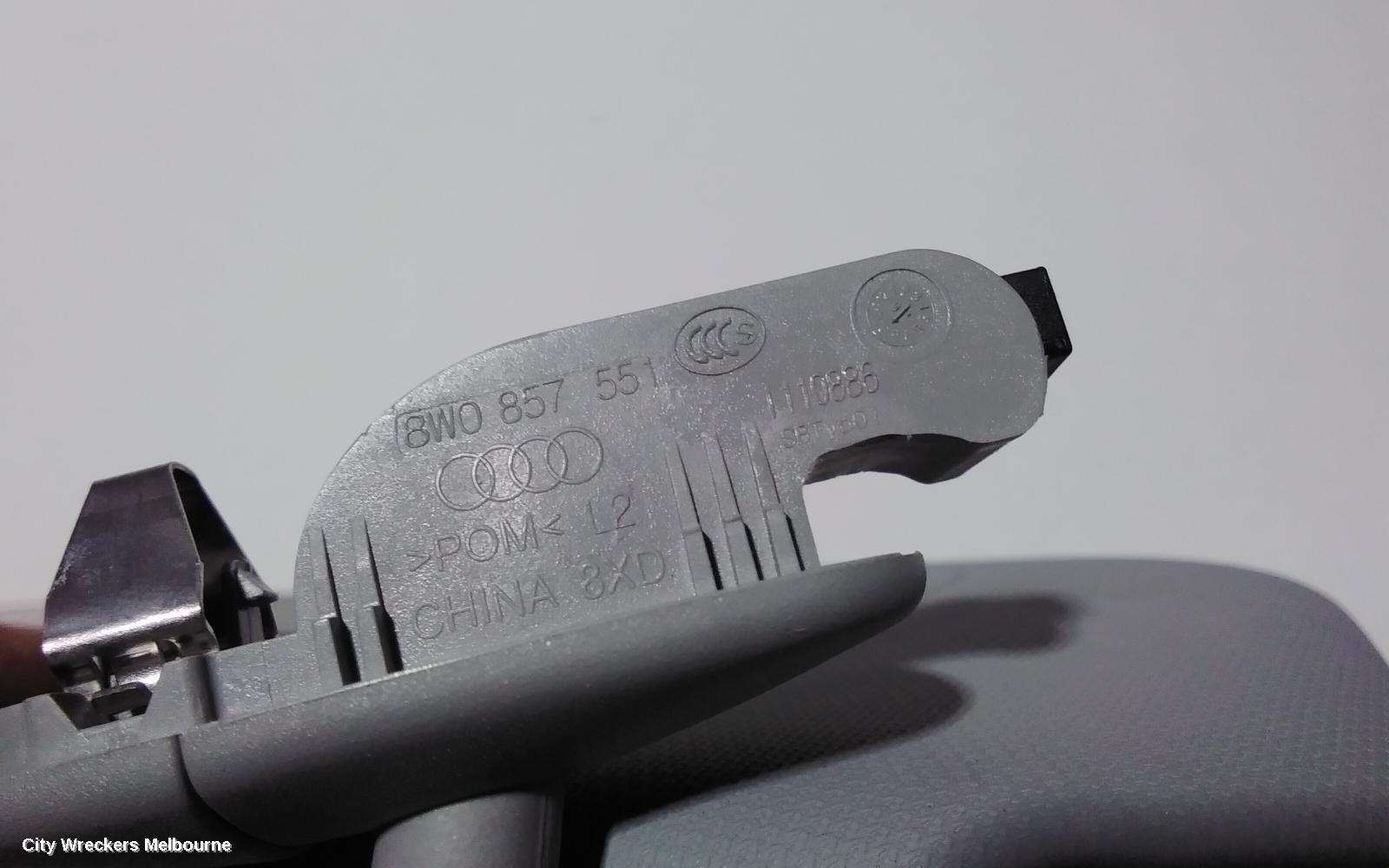AUDI A4 SUNVISOR, B9 8W, LH SIDE, GREY, 10/2015 ONWARDS