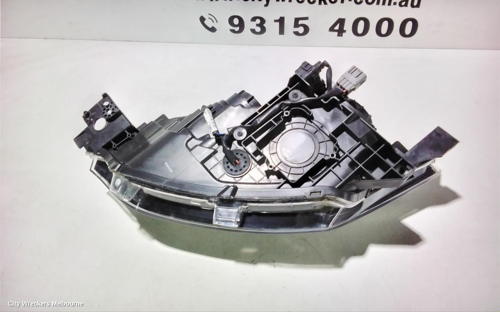 MITSUBISHI OUTLANDER RIGHT HEADLAMP, ZJ, HALOGEN, 10/2012 - 03/2015