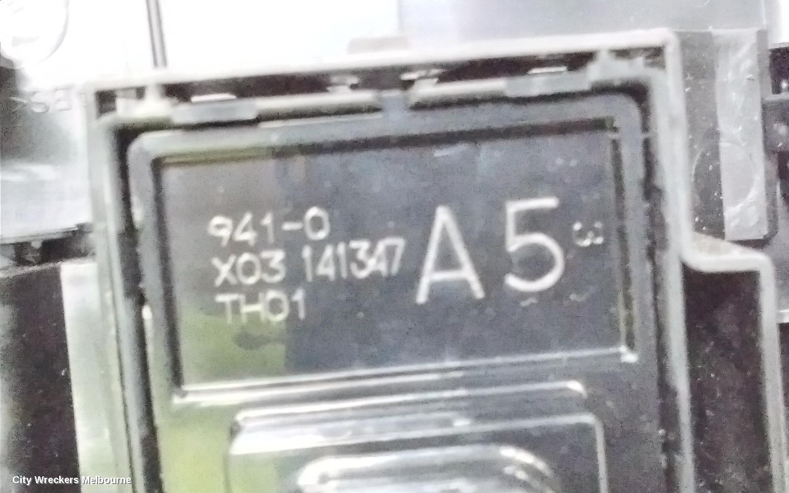 TOYOTA KLUGER PWR DR WIND SWITCH, XU70 SERIES, RH FRONT (MASTER SWITCH), BLACK EDGE TYPE, 03/2021 ONWARDS